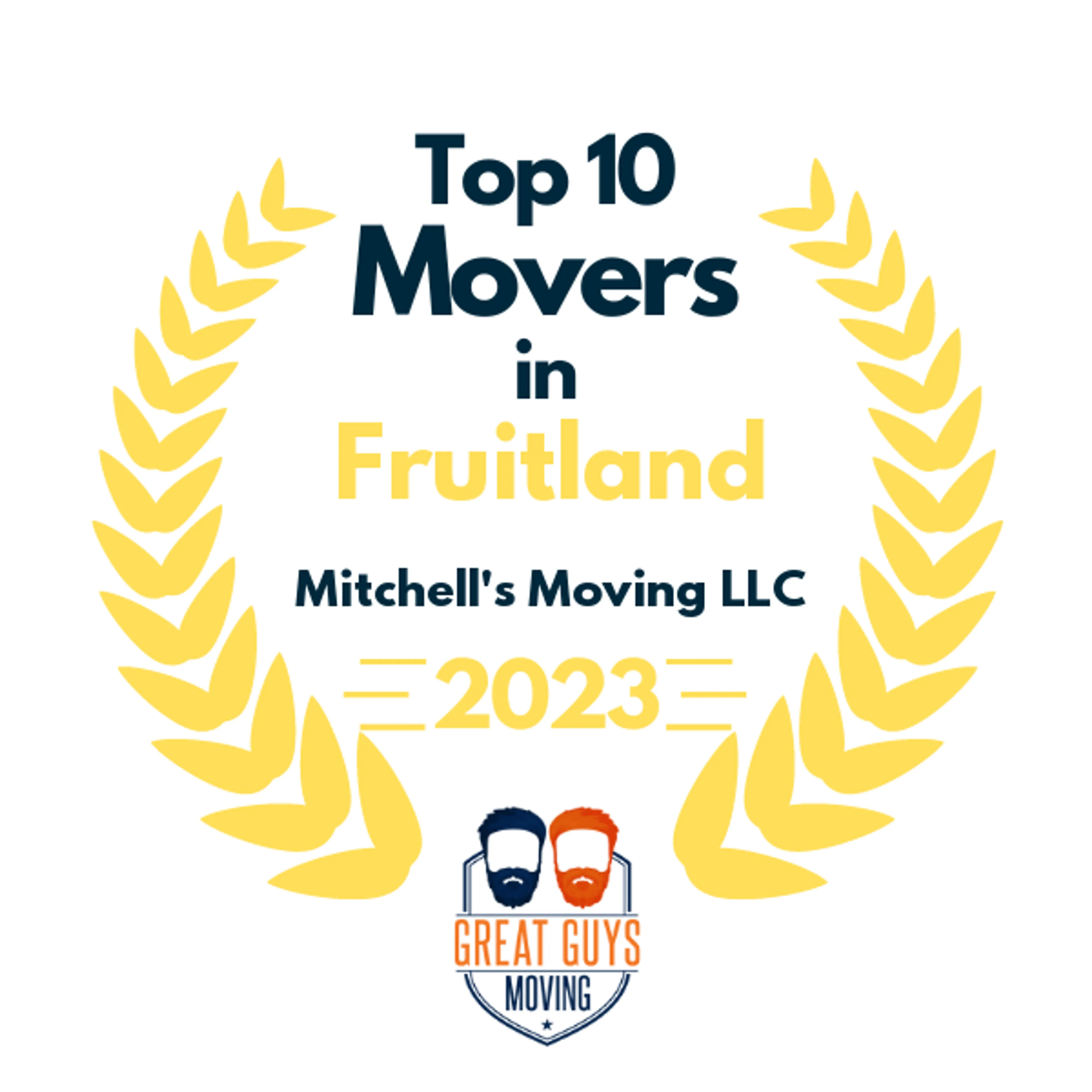 Top 10 Movers in Lakeland, FL 2023 award