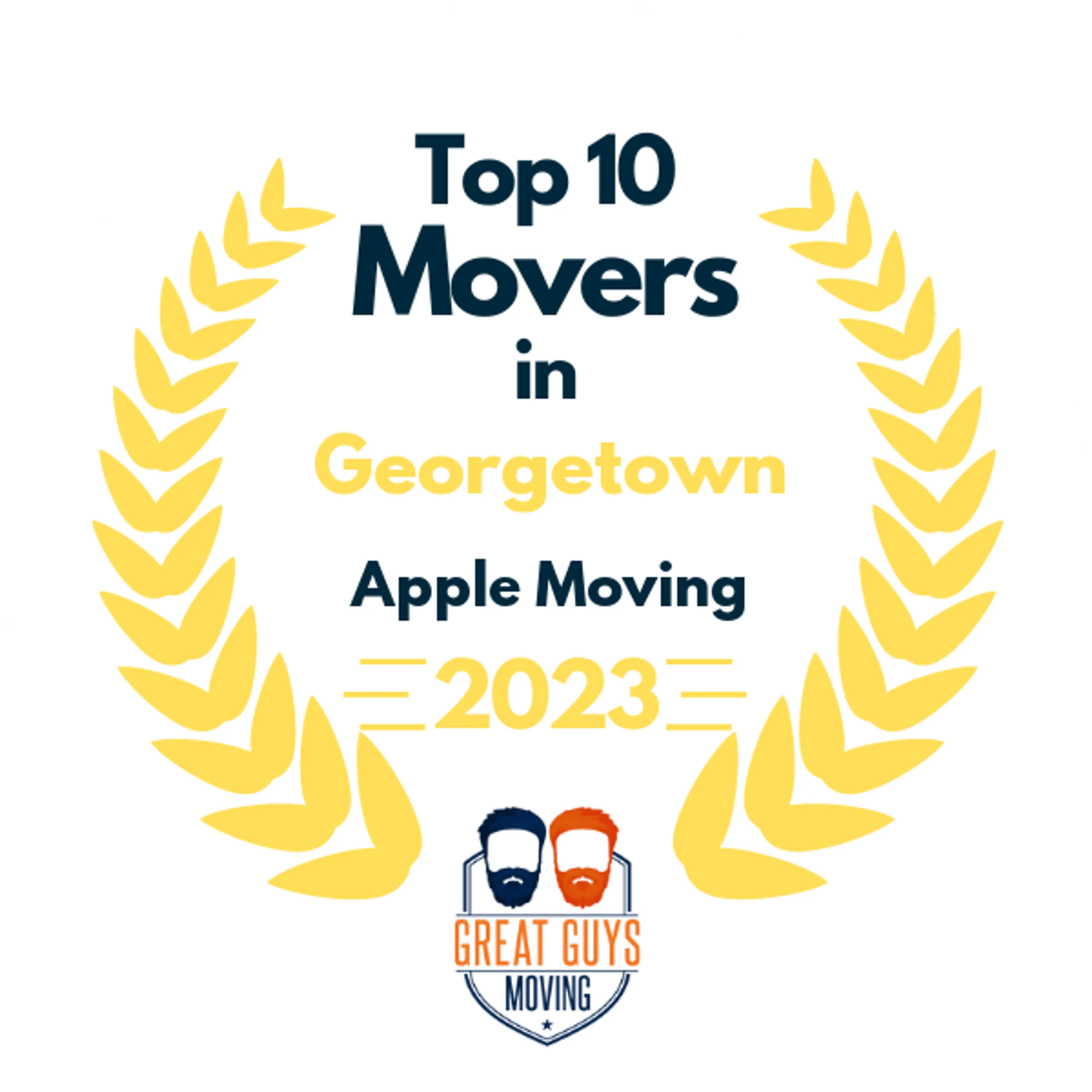 Top 10 Movers in Austin, TX 2023 award