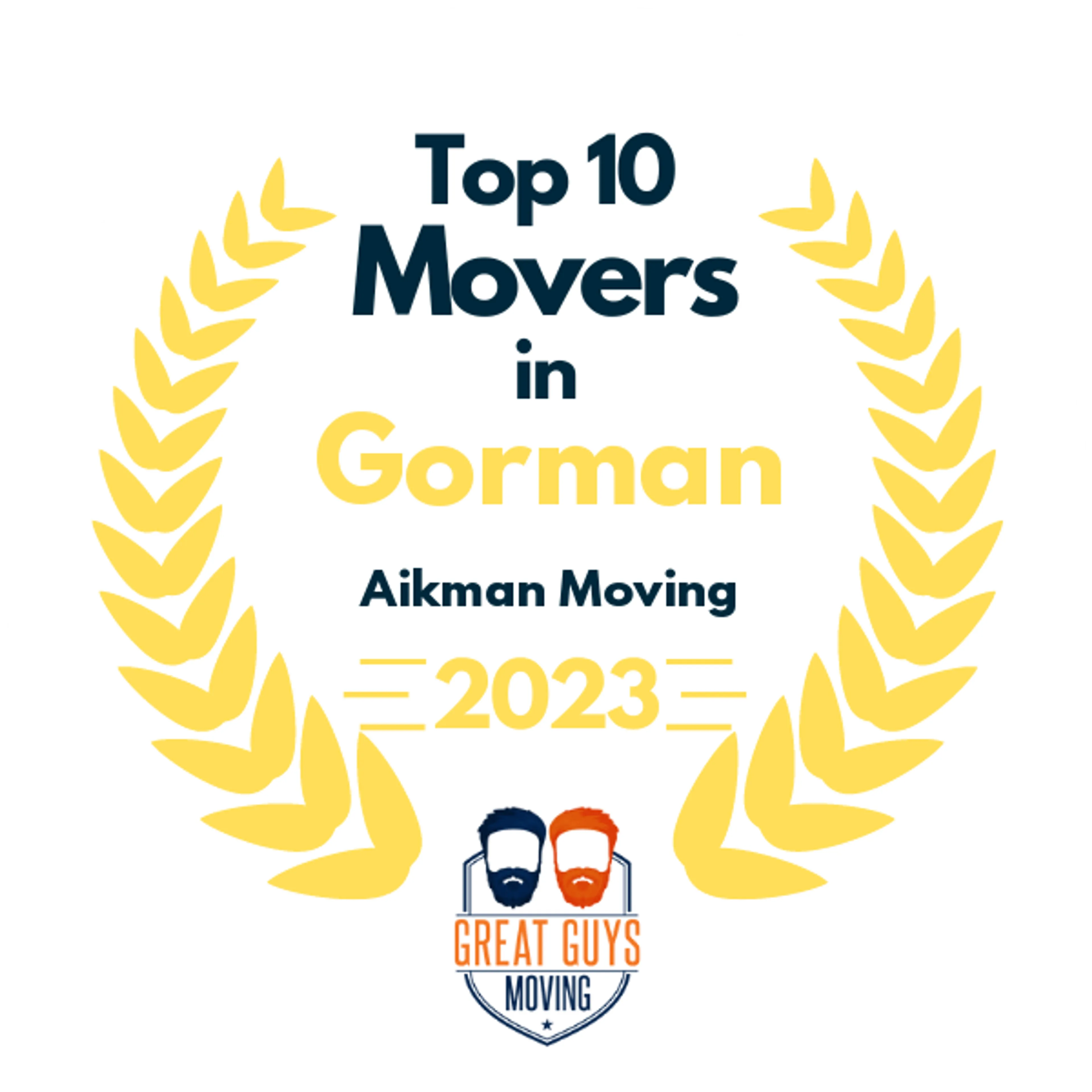 Top 10 Movers in Mansfield, TX 2023 award