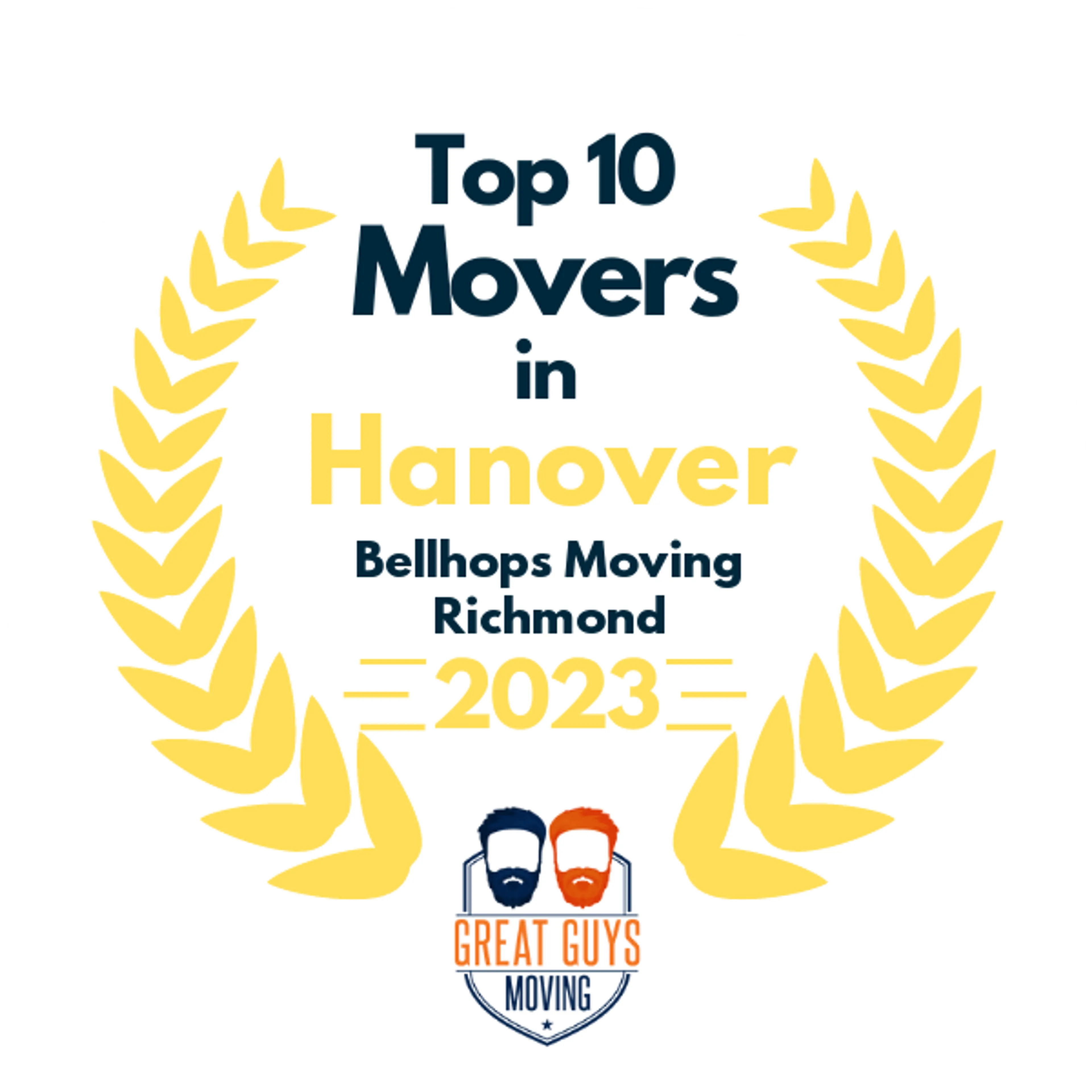 Top 10 Movers in Richmond, VA 2023 award