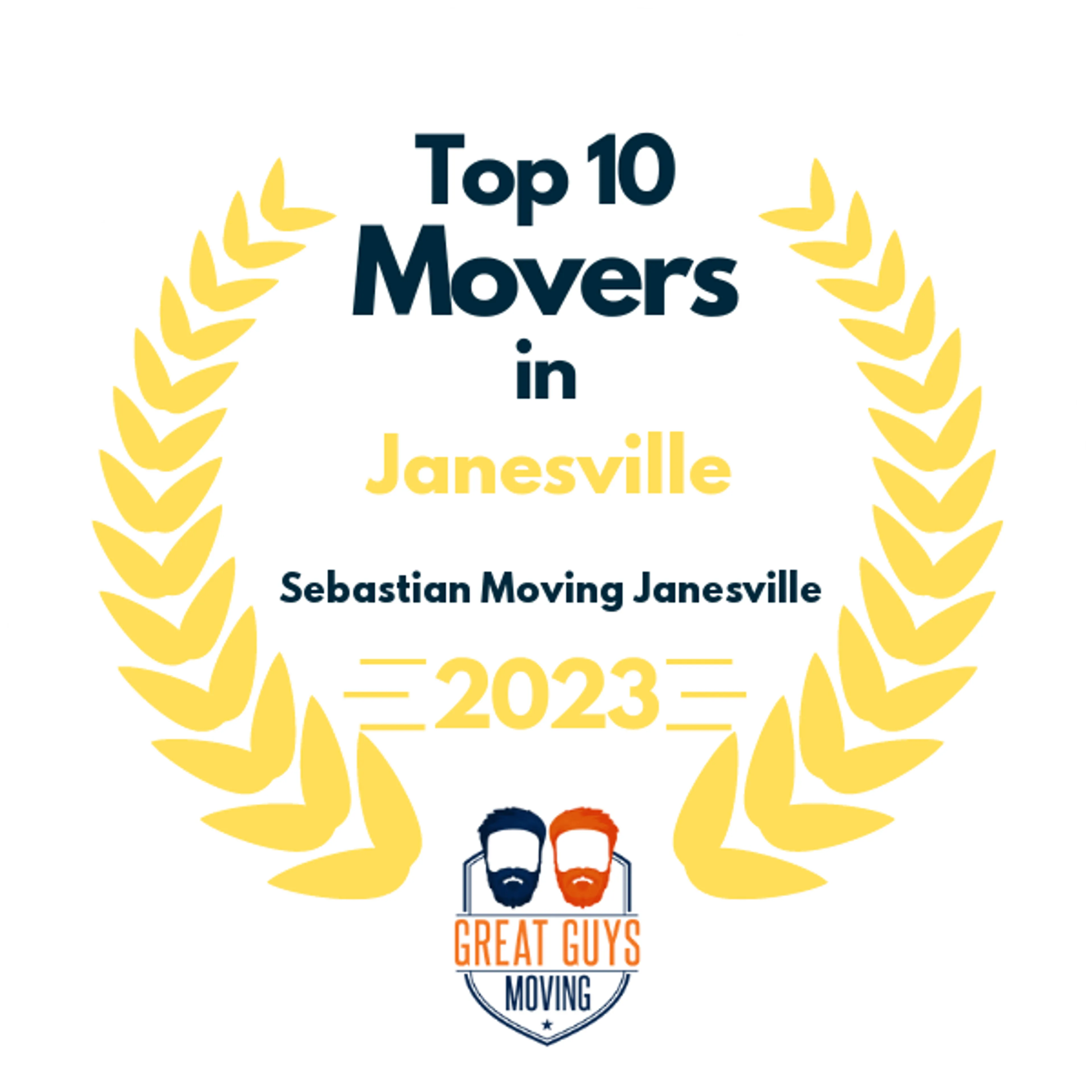 Top 10 Movers in Madison, WI 2023 award
