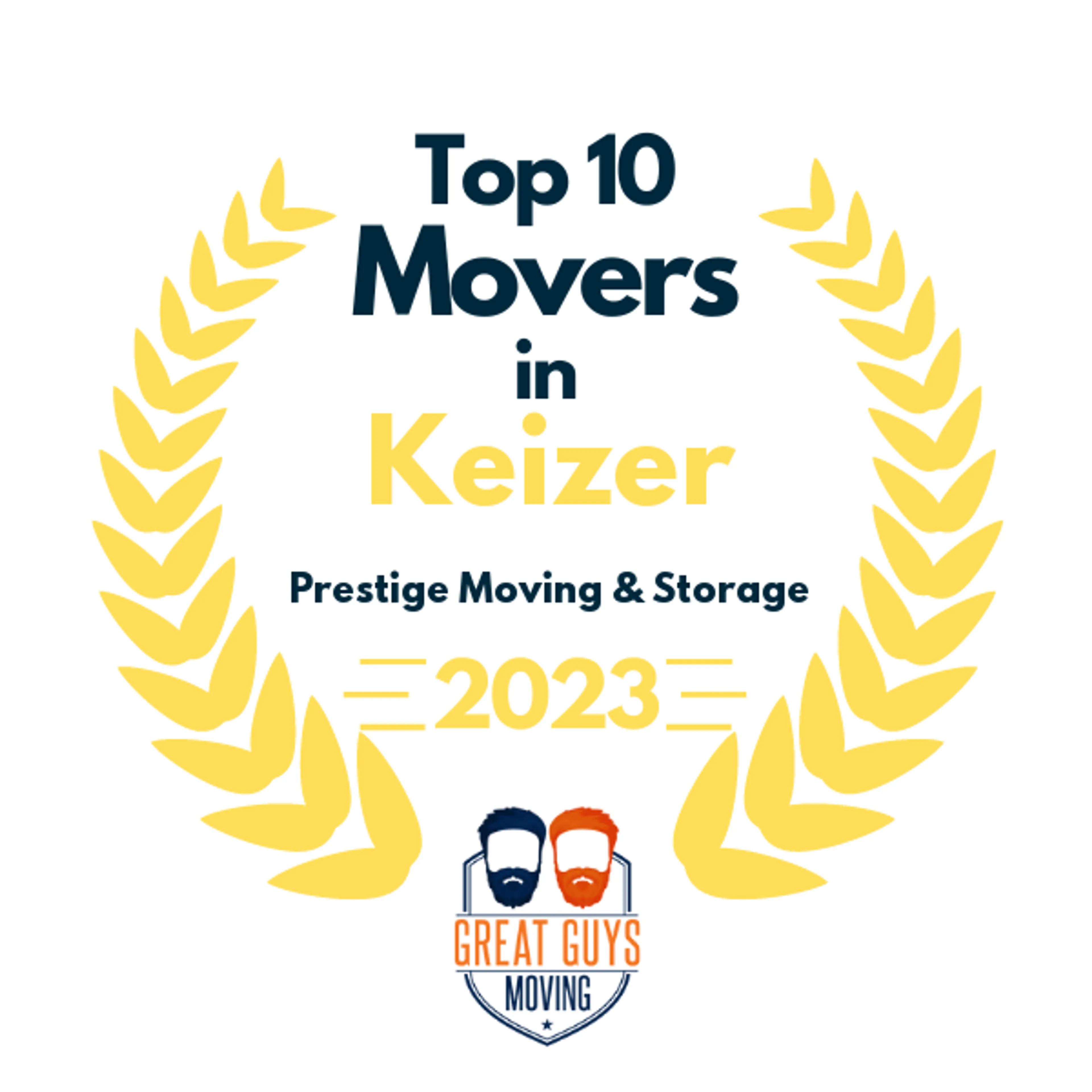 Top 10 Movers in Portland, OR 2023 award