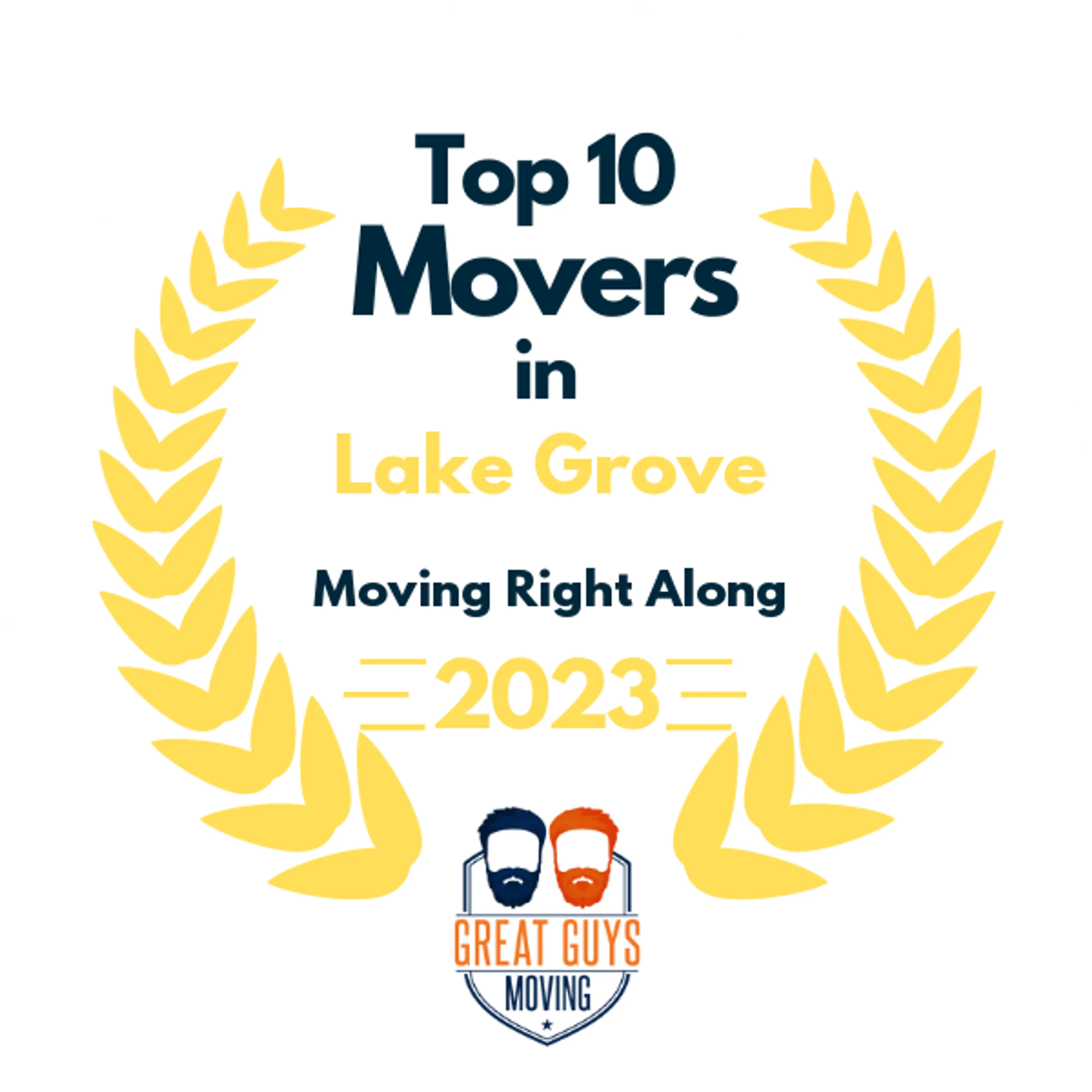 Top 10 Movers in New York City, NY 2023 award