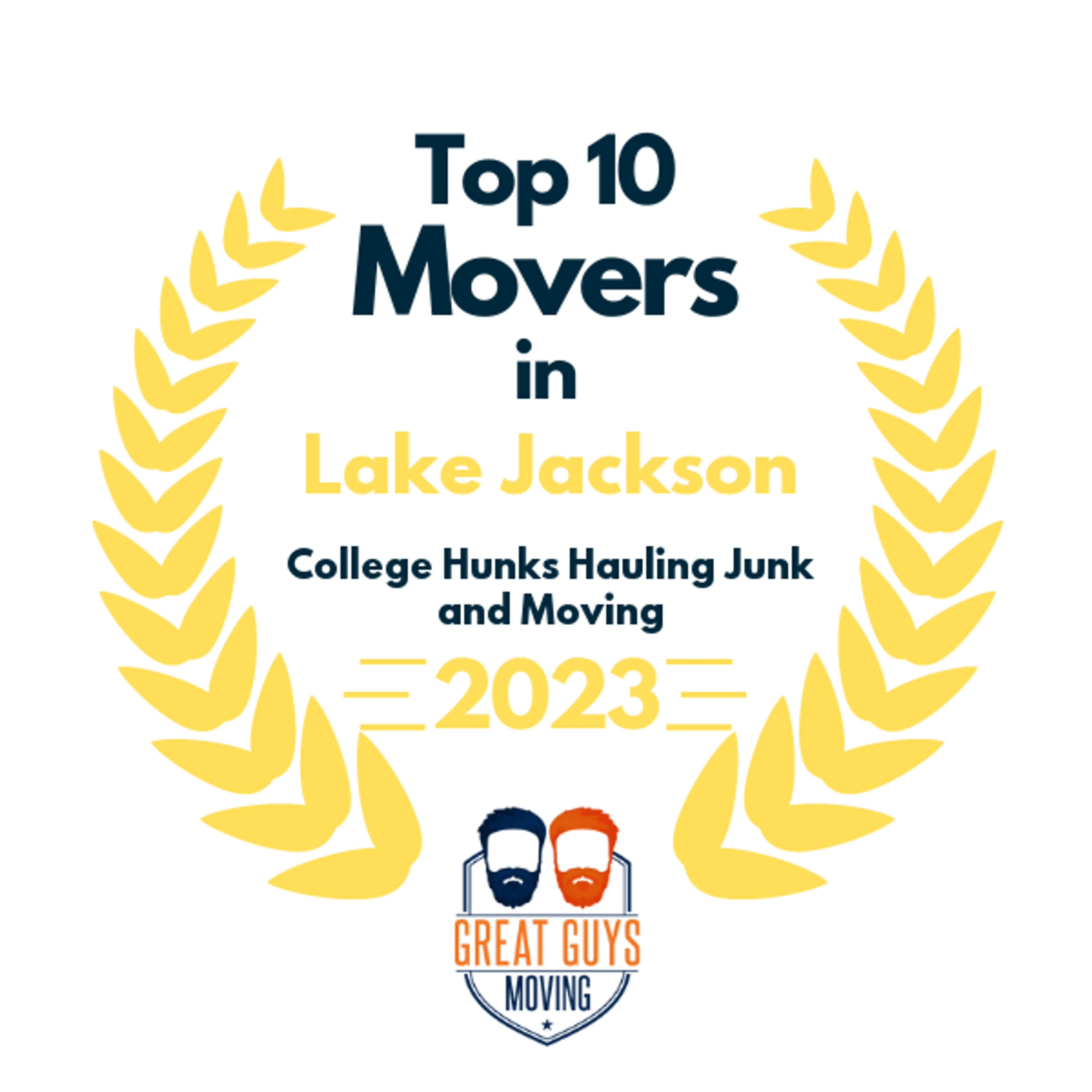 Top 10 Movers in Houston, TX 2023 award