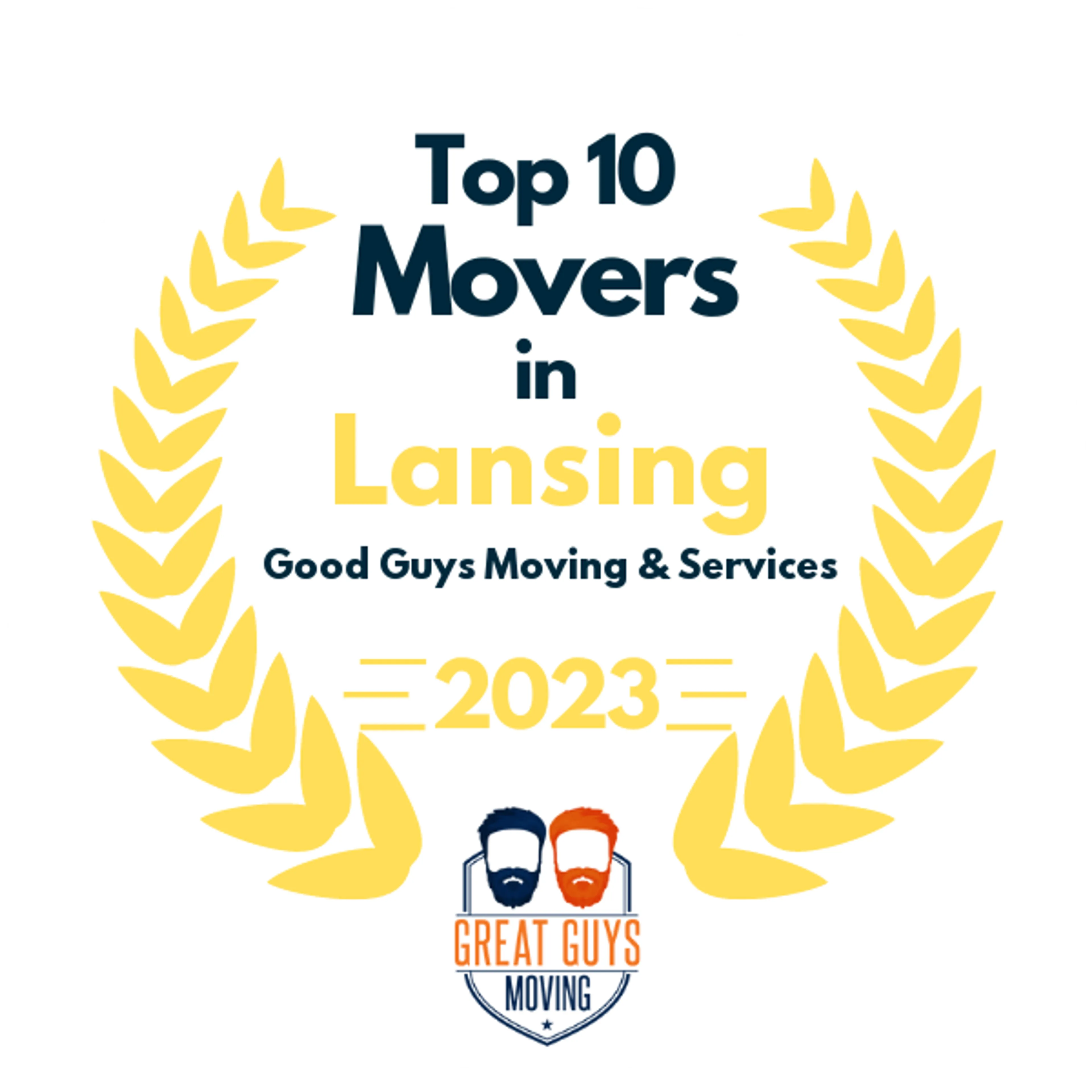 Top 10 Movers in Lansing, MI 2023 award