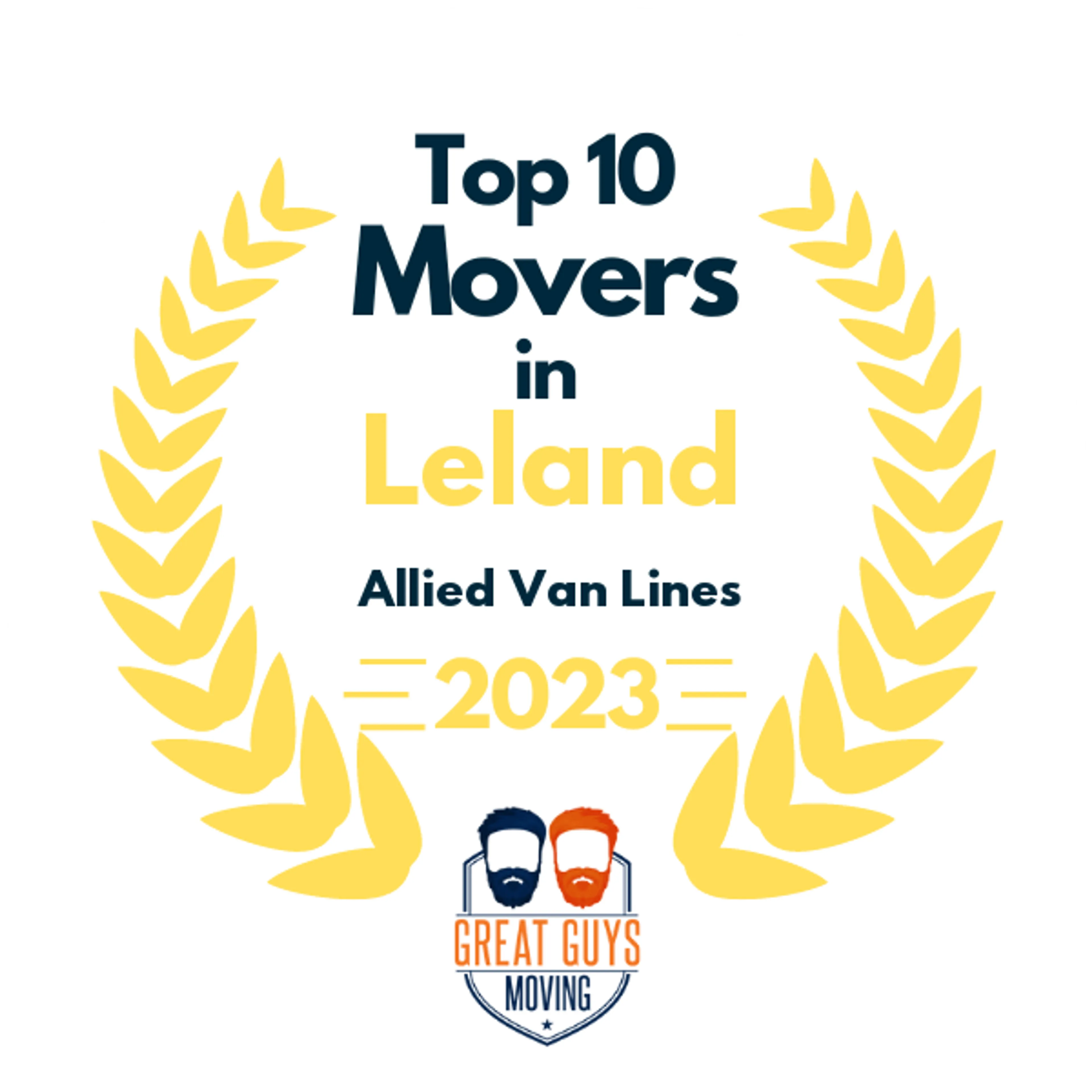 Top 10 Movers in Memphis, TN 2023 award