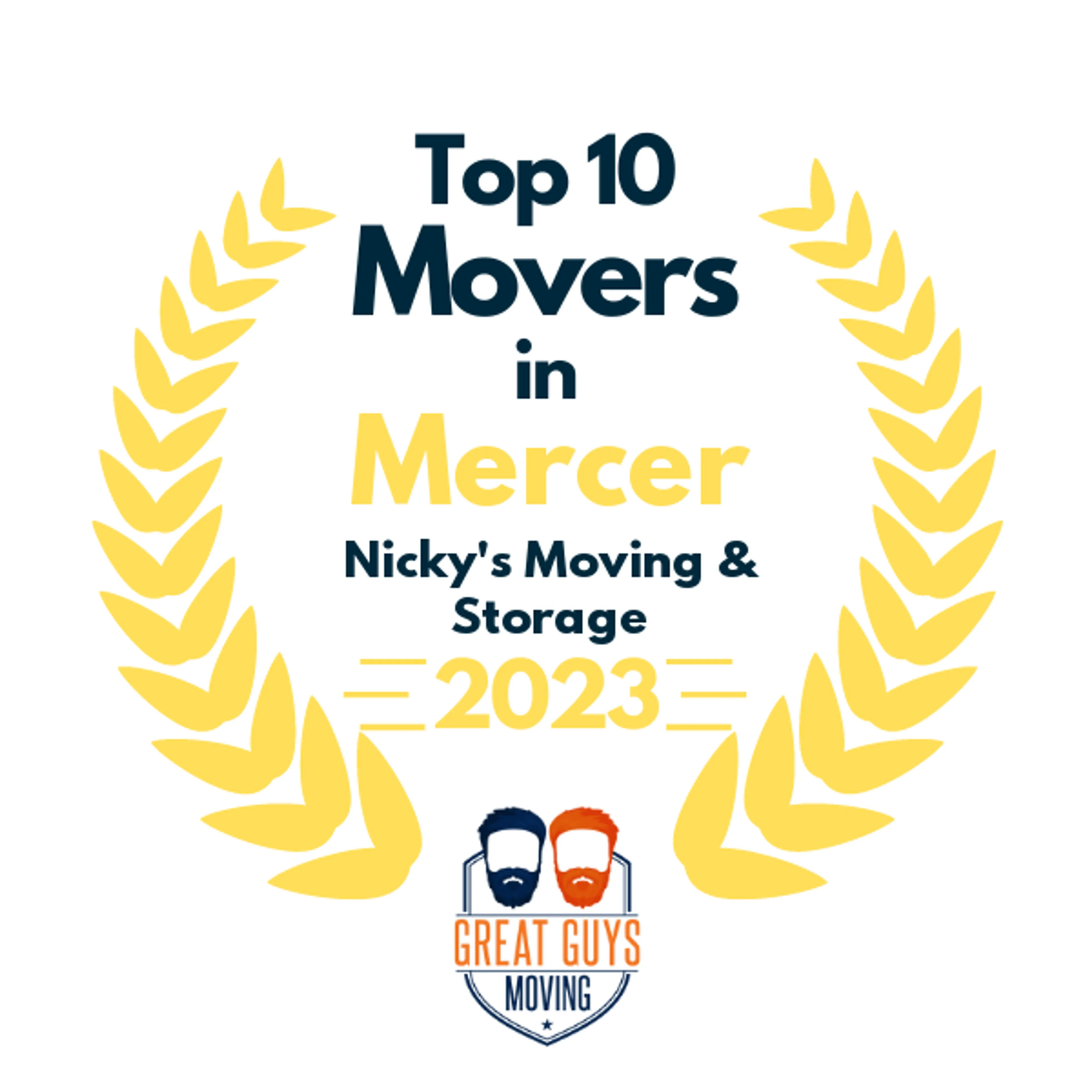 Top 10 Movers in Philadelphia, PA 2023 award
