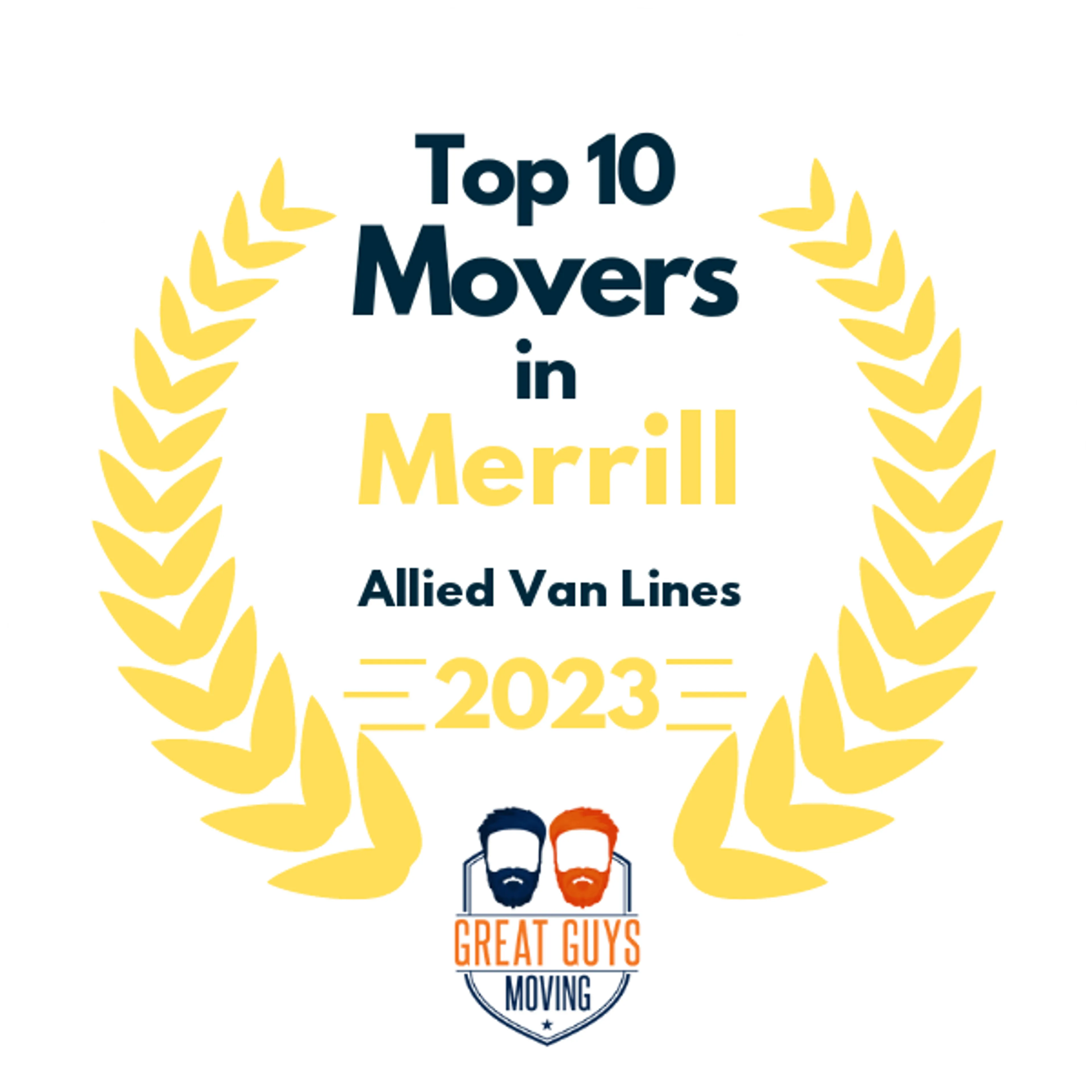 Top 10 Movers in Prineville, OR 2023 award