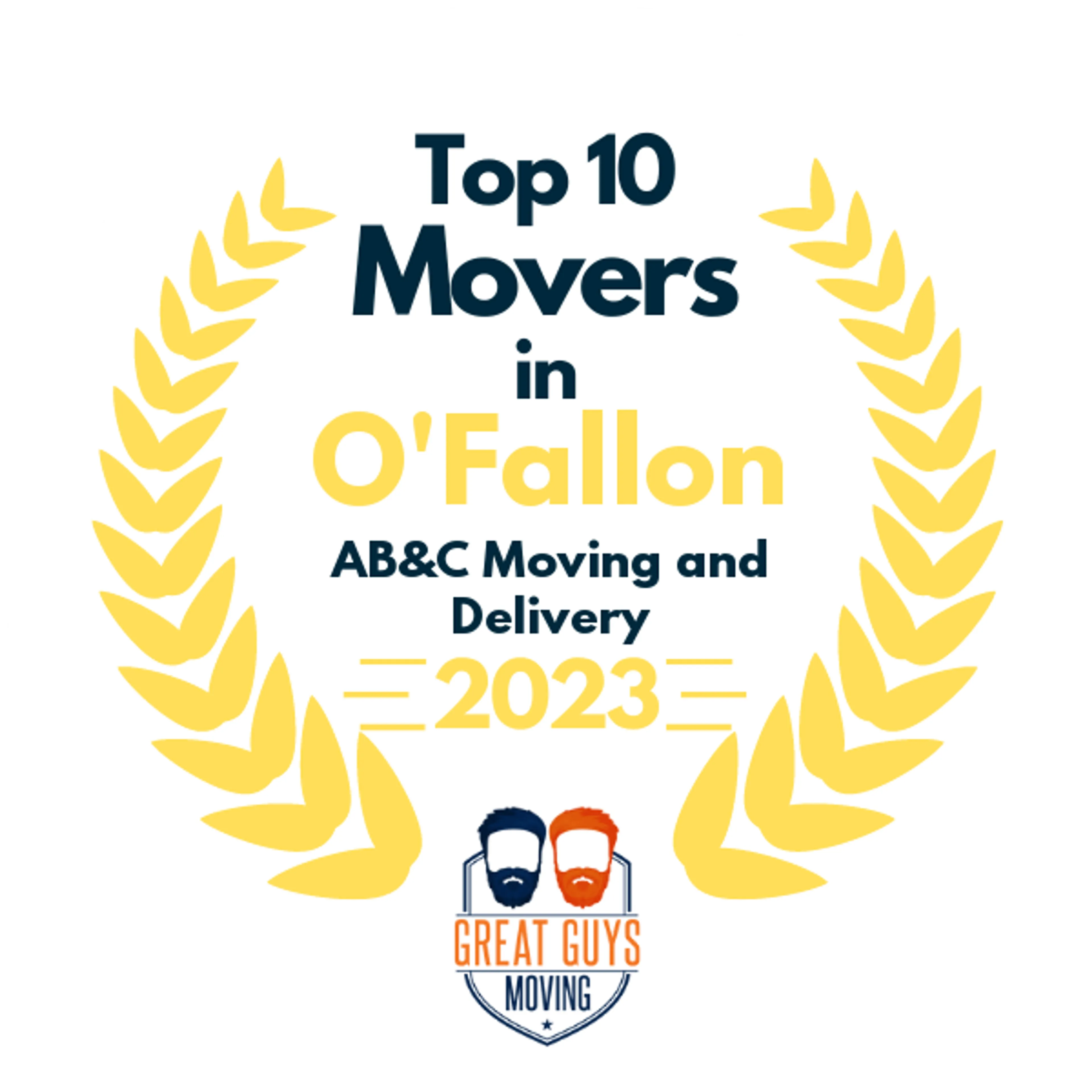 Top 10 Movers in Belleville, IL 2023 award