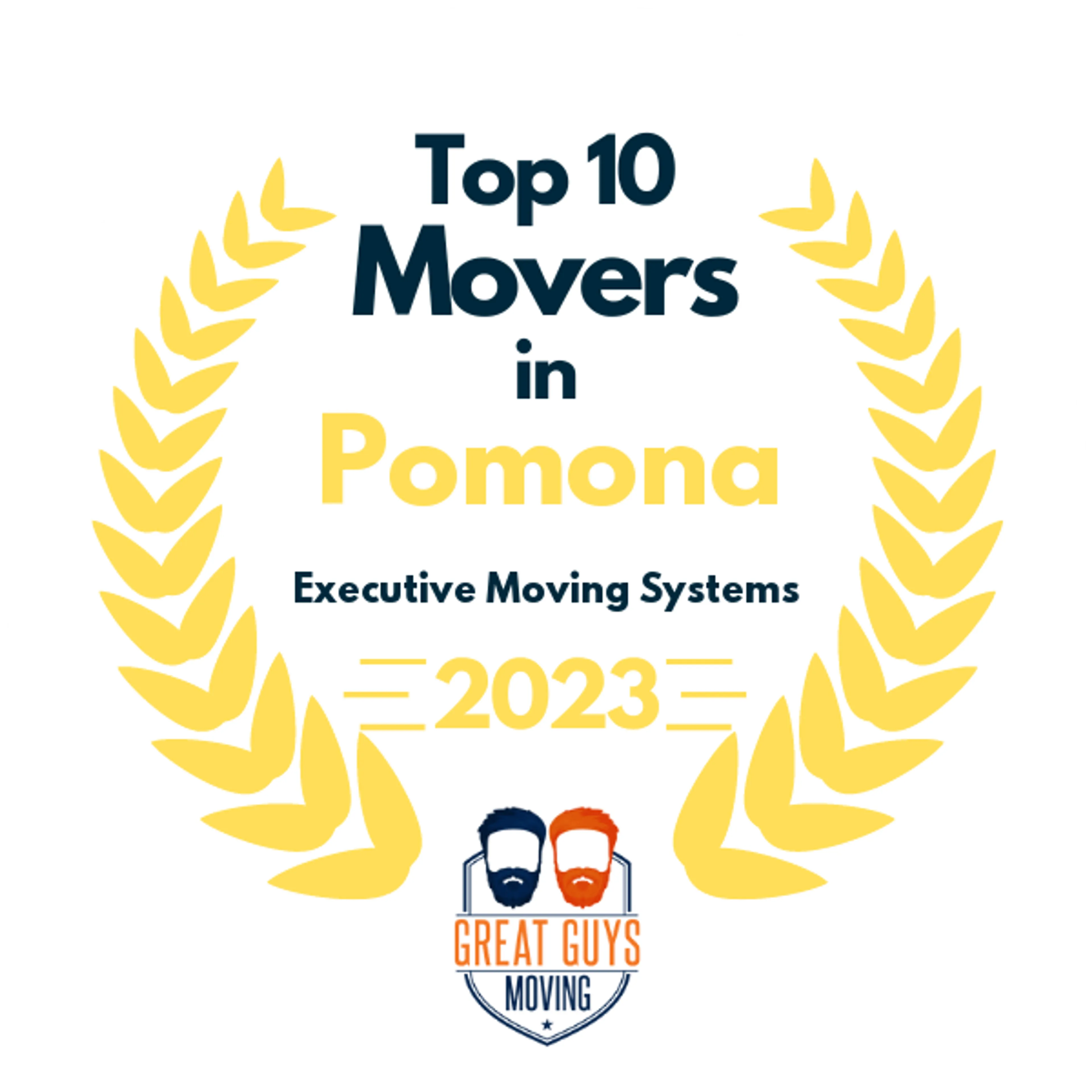 Top 10 Movers in Anaheim, CA 2023 award