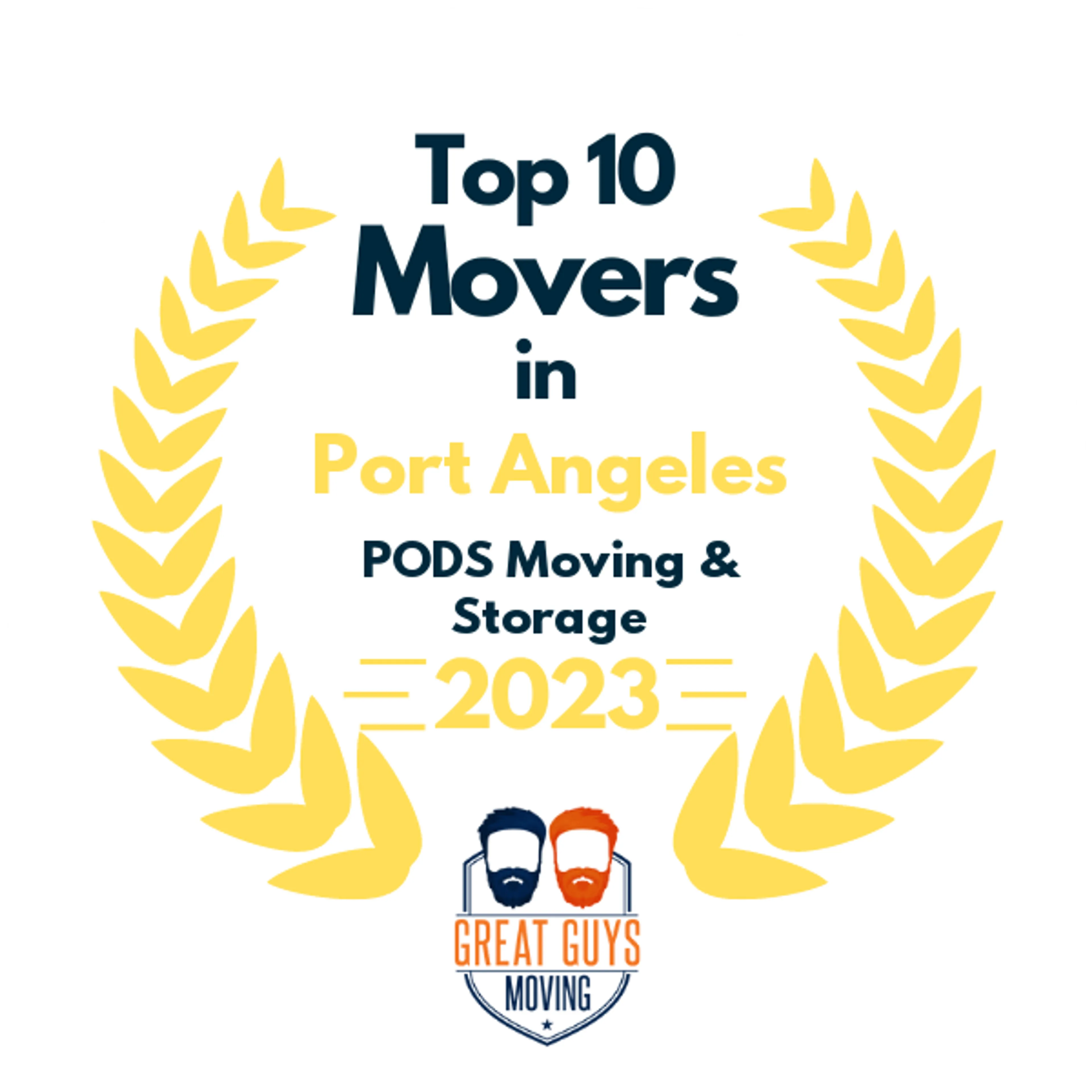 Top 10 Movers in Kent, WA 2023 award