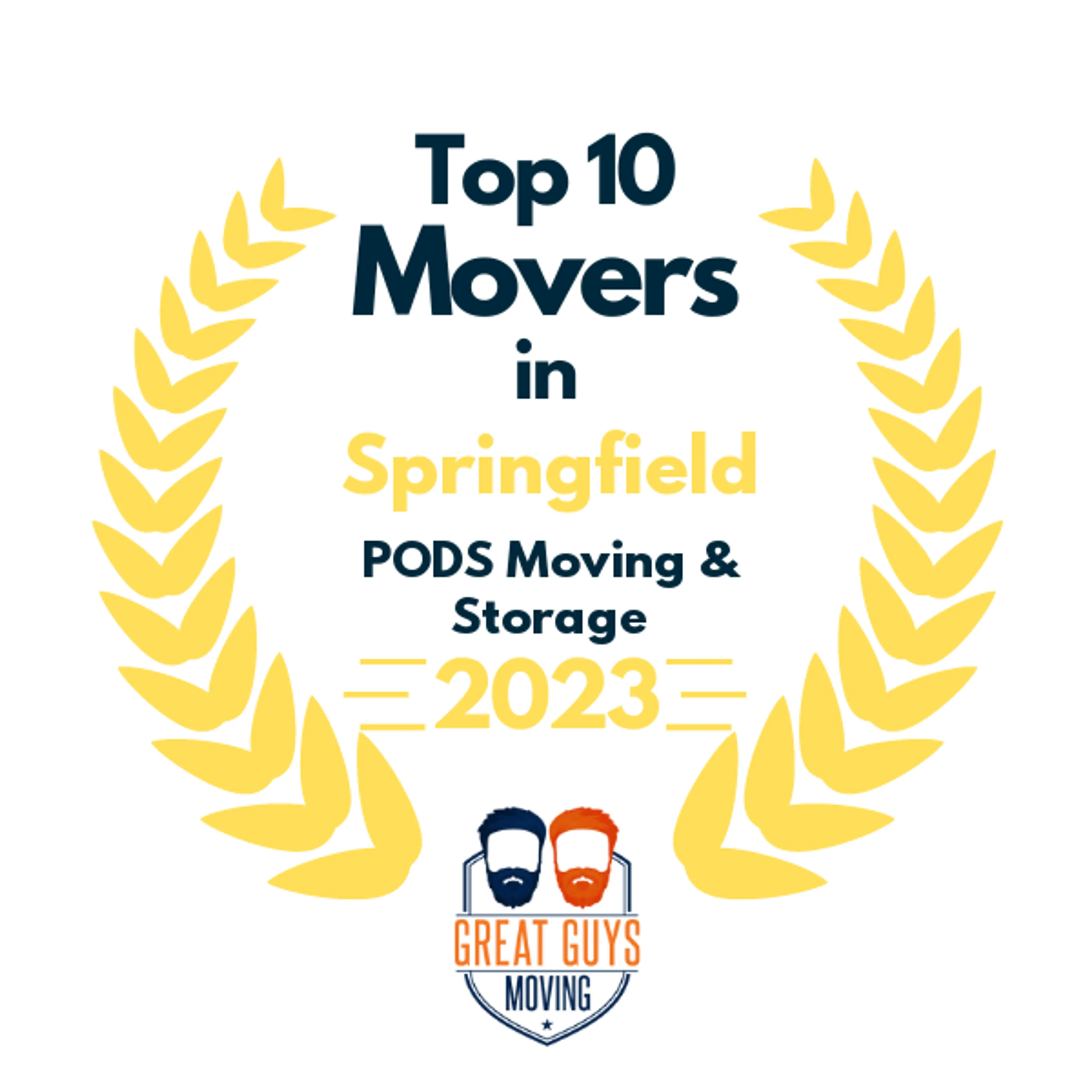 Top 10 Movers in Springfield, MO 2023 award