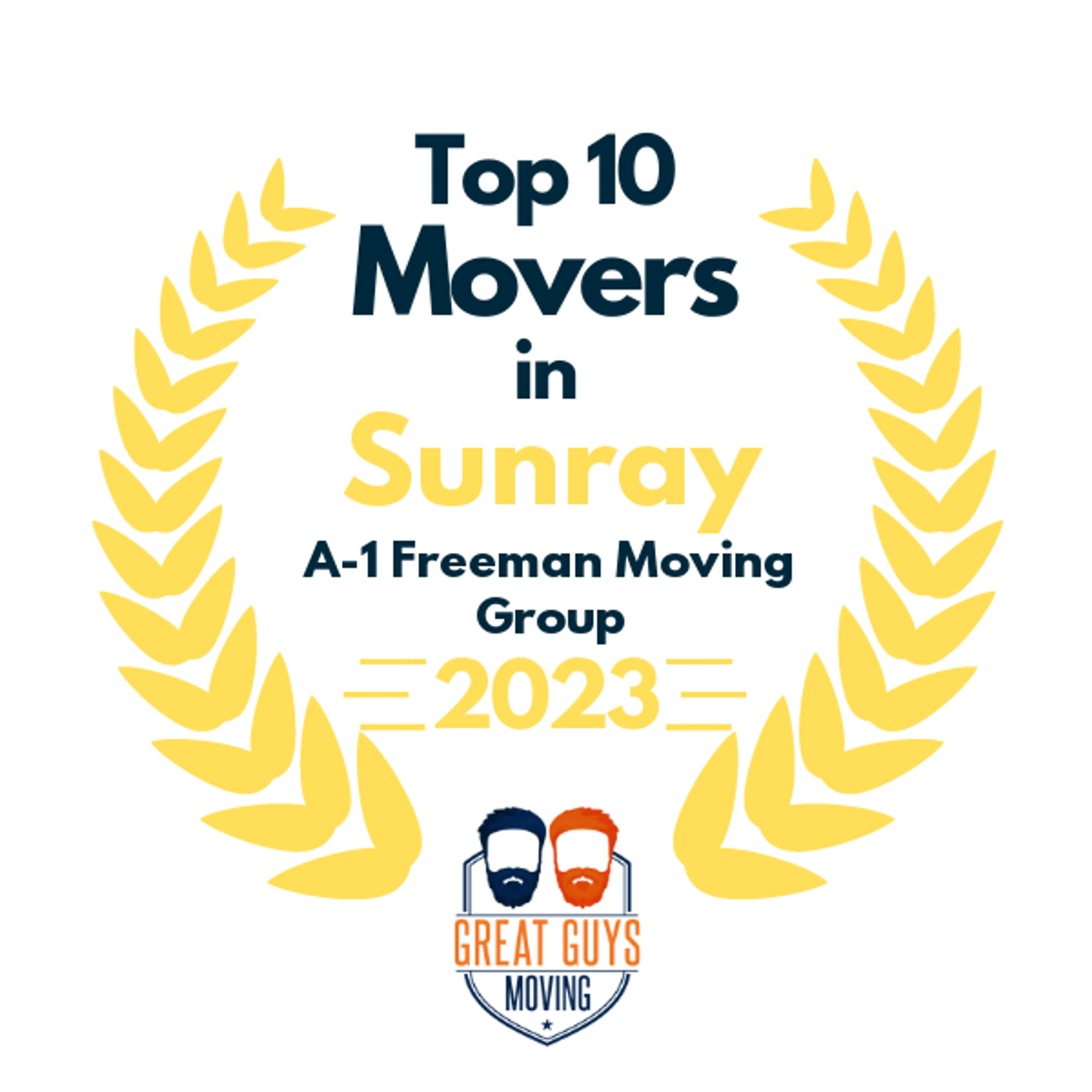 Top 10 Movers in Dallas, TX 2023 award