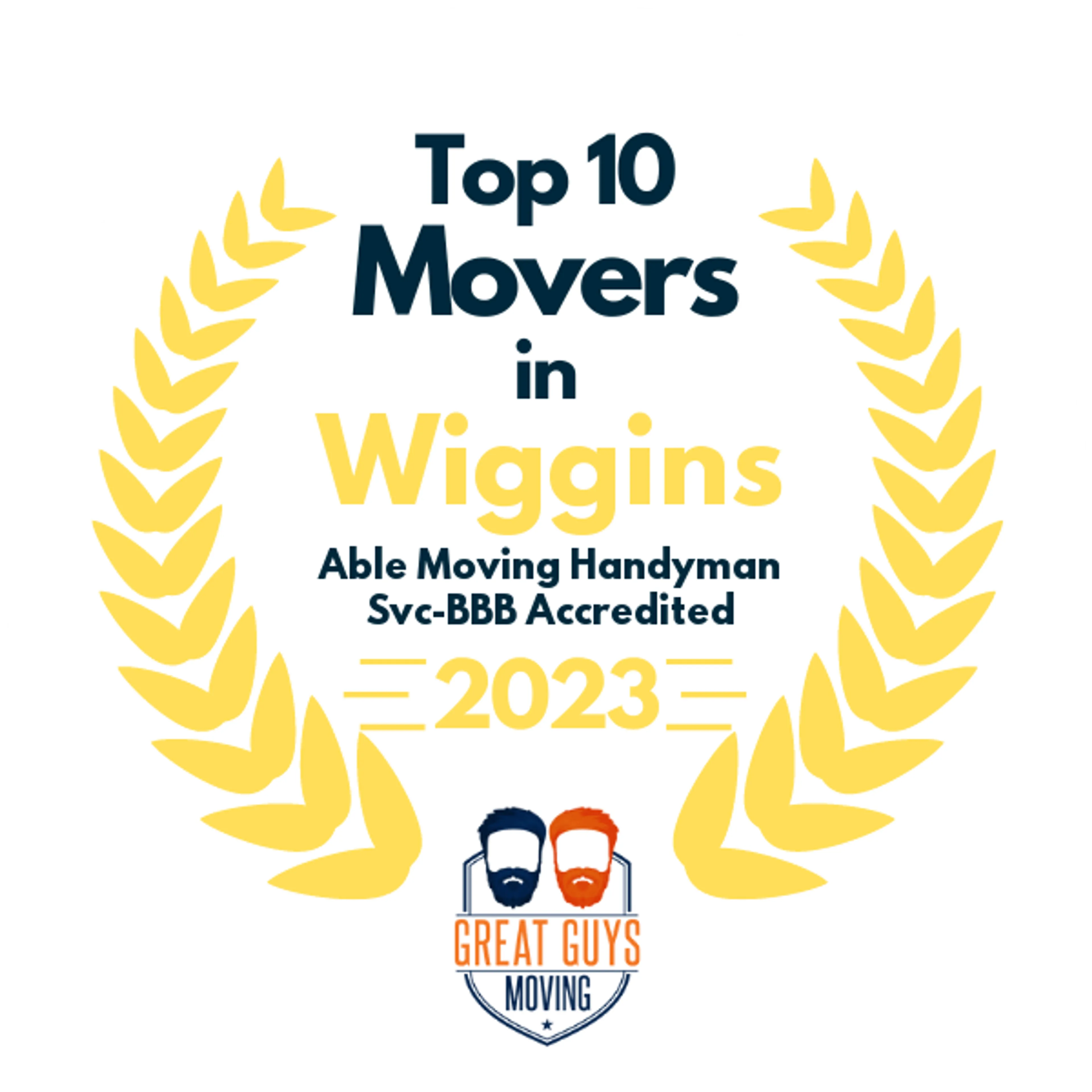 Top 10 Movers in Aurora, CO 2023 award