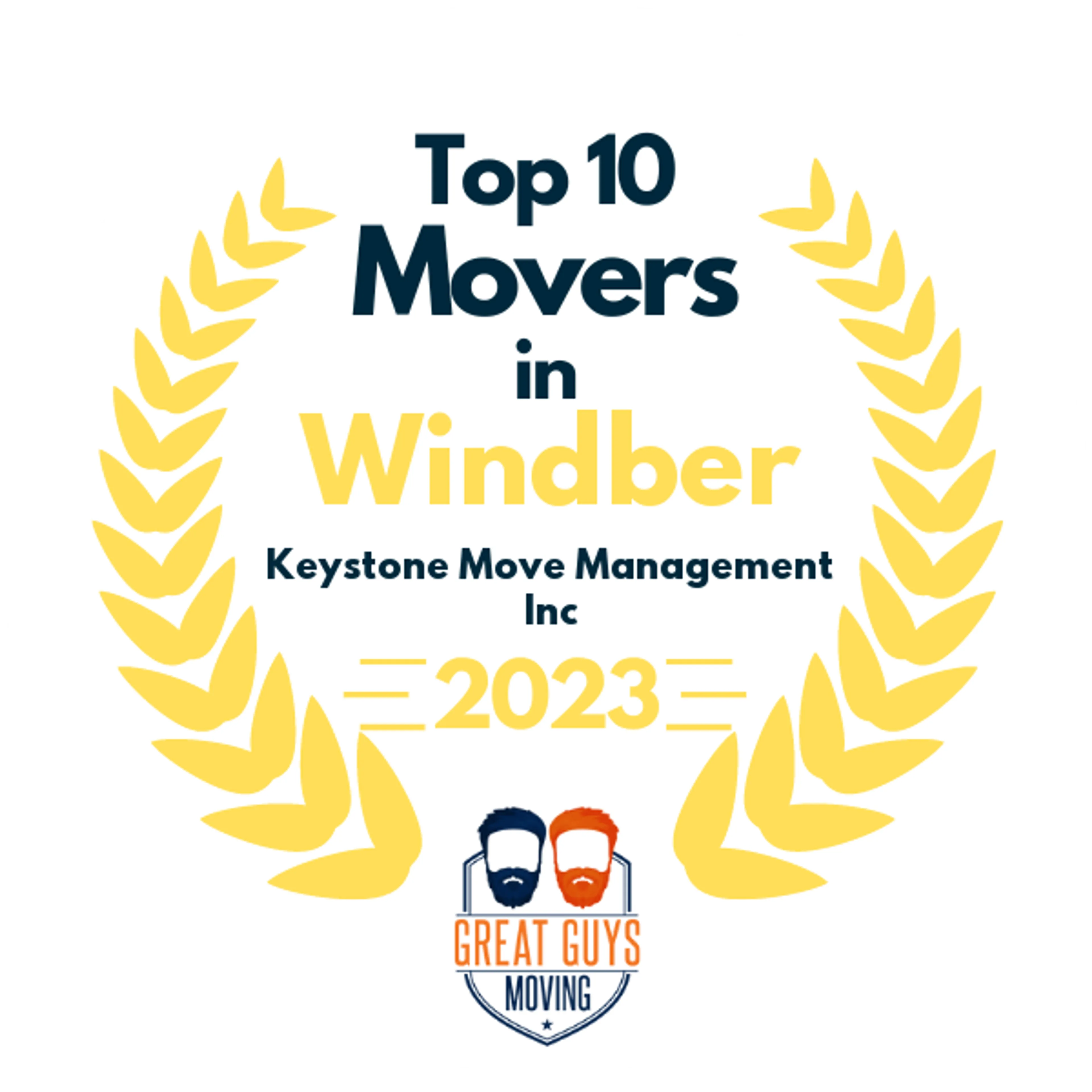 Top 10 Movers in Pittsburgh, PA 2023 award