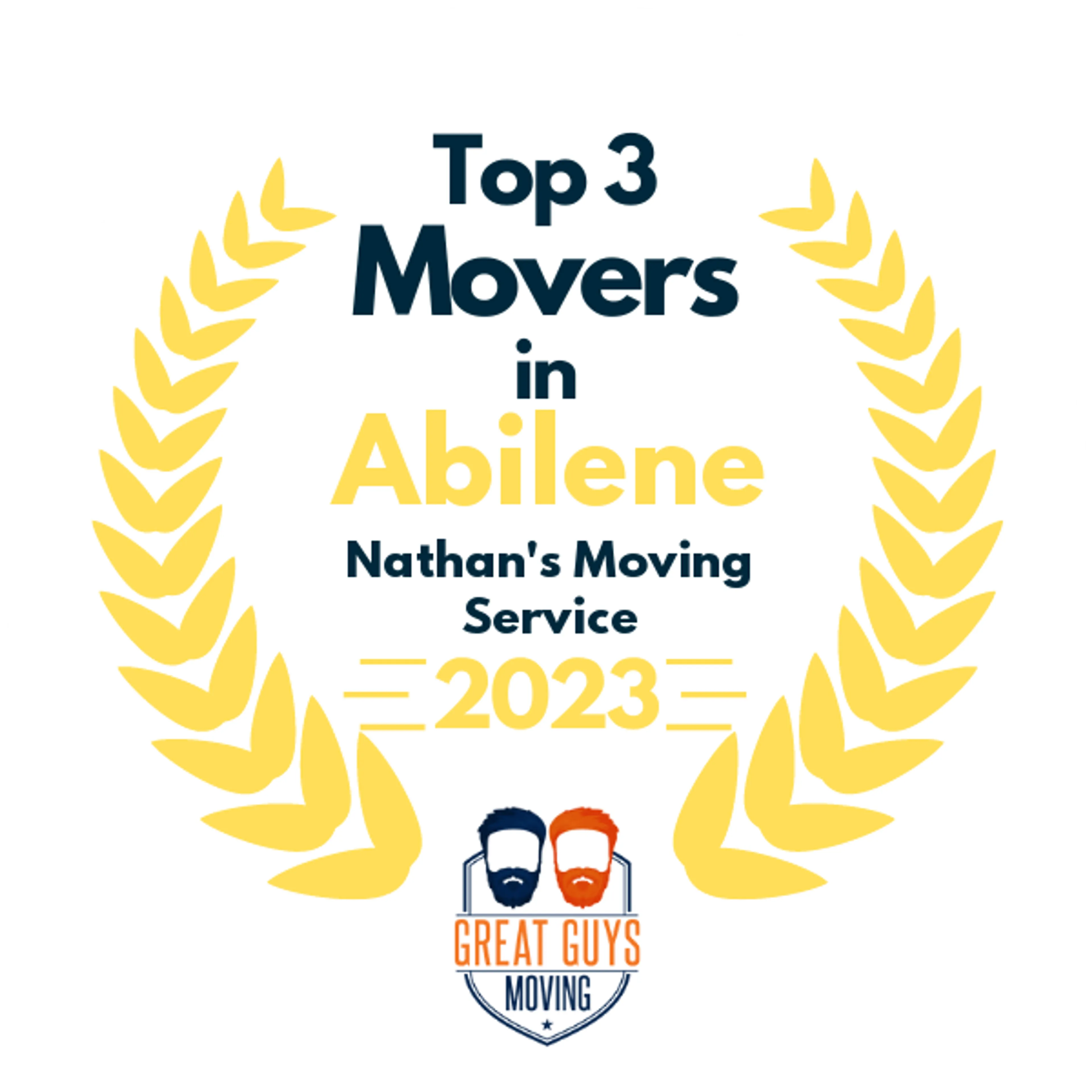 Top 3 Movers in Abilene, TX 2023 award