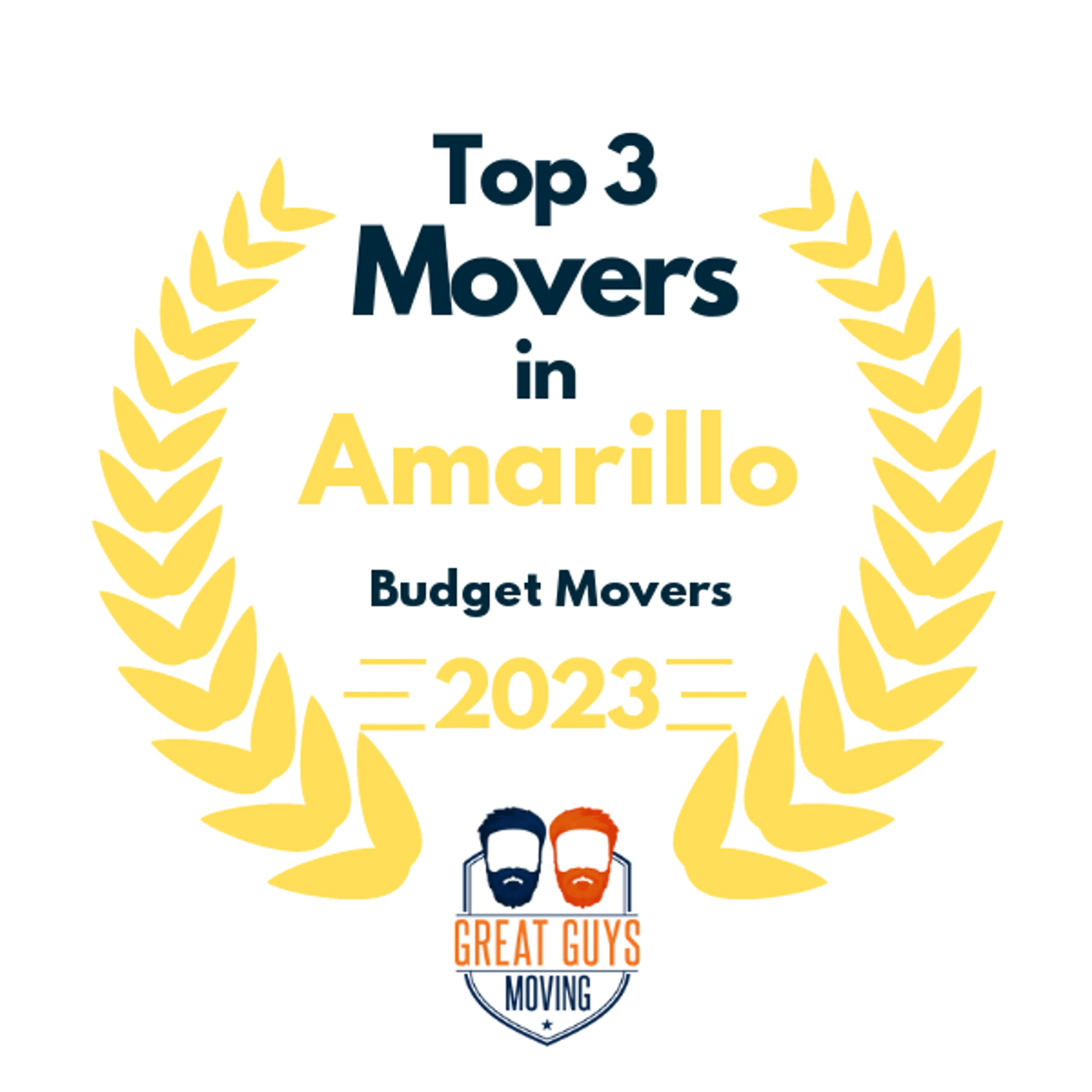 Top 3 Movers in Amarillo, TX 2023 award