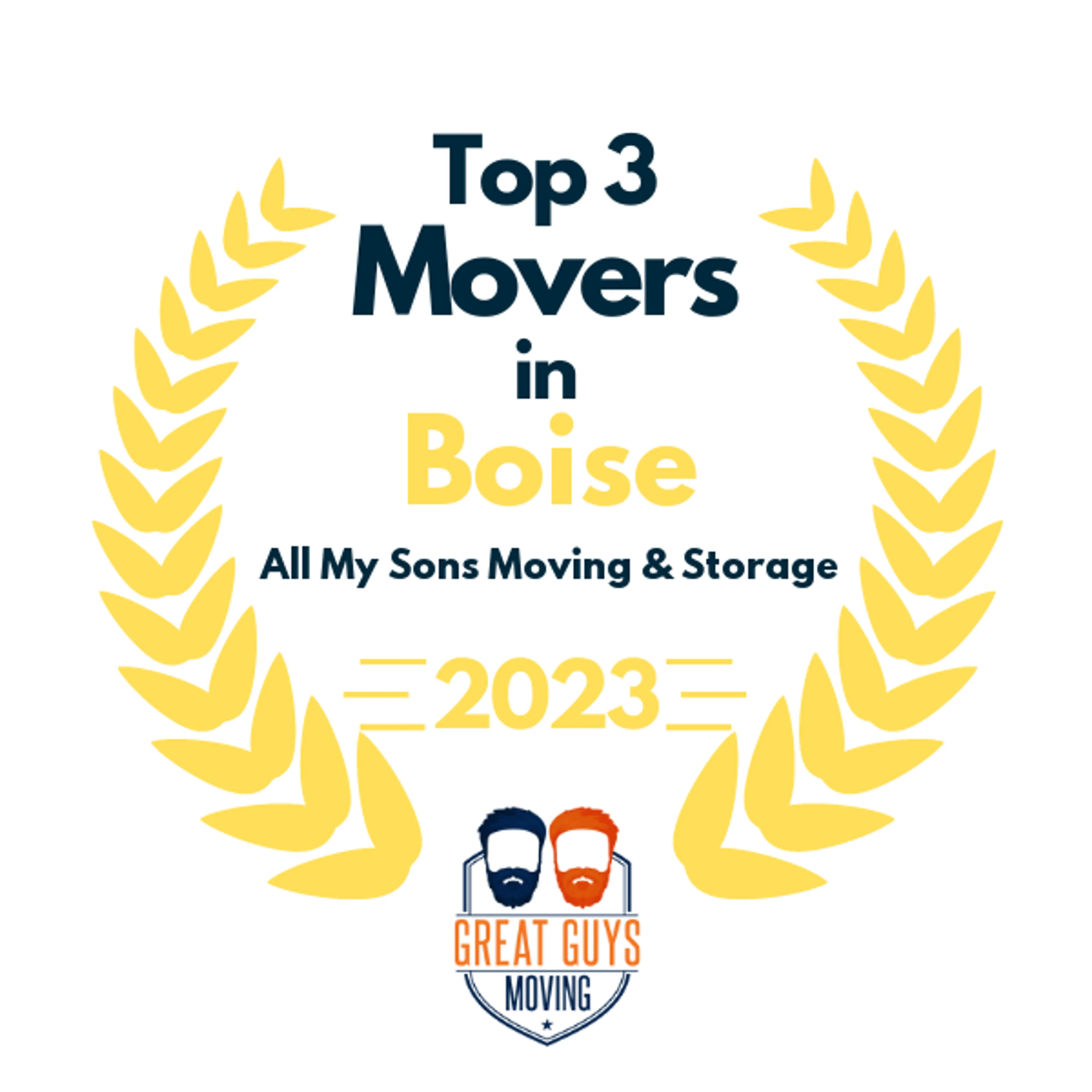 Top 3 Movers in Boise, ID 2023 award