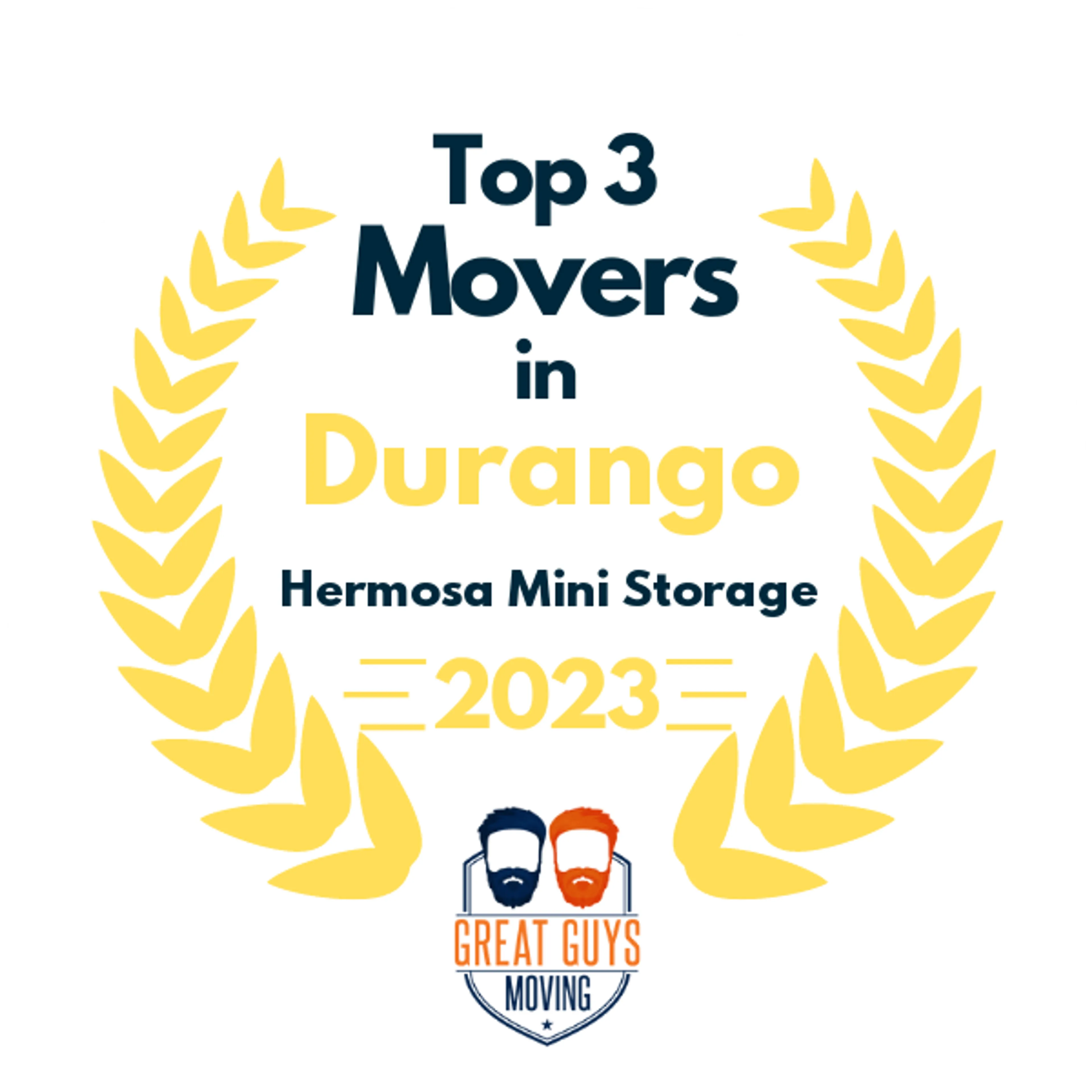 Top 3 Movers in Durango, CO 2023 award