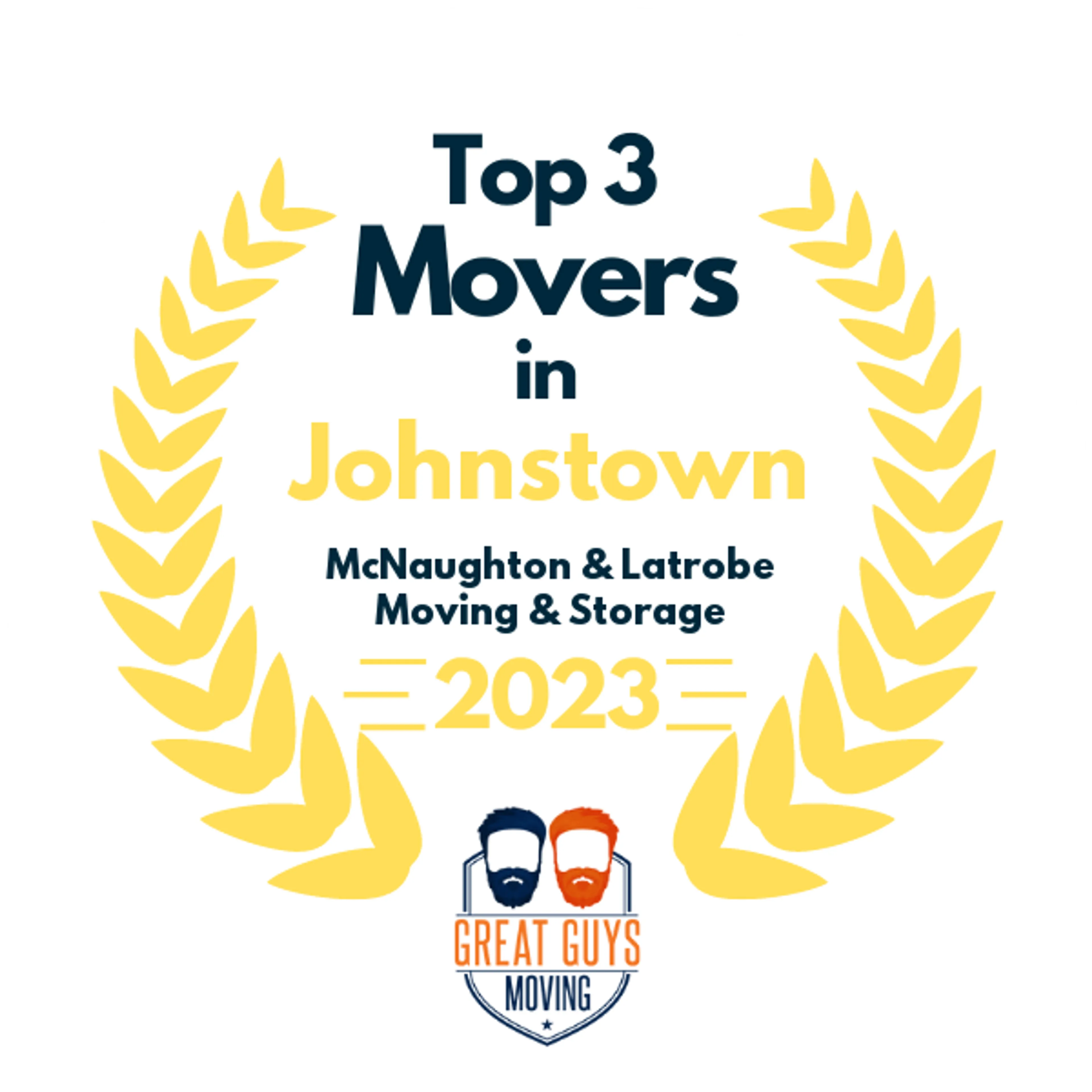 Top 3 Movers in Pittsburgh, PA 2023 award