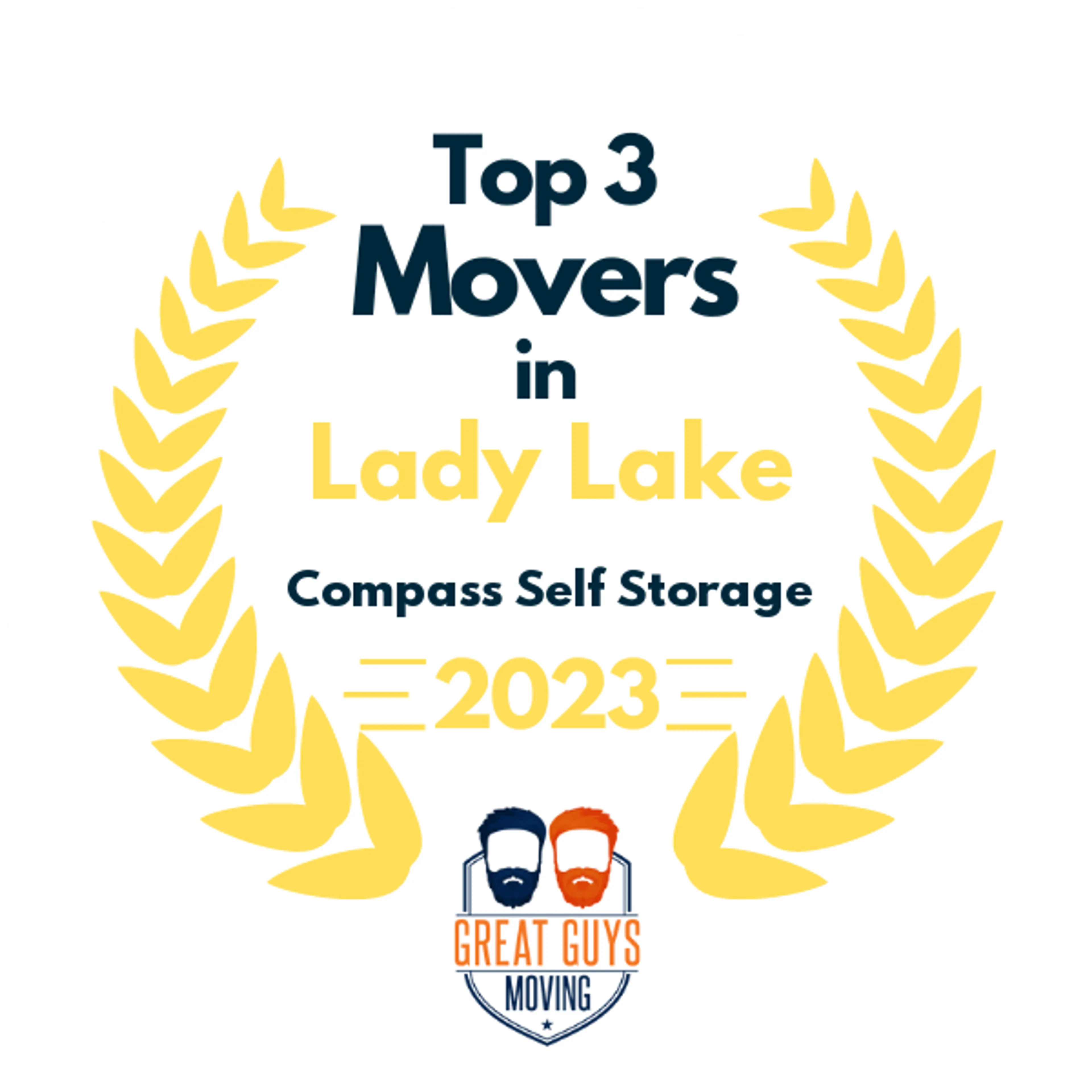 Top 3 Movers in Lady Lake, FL 2023 award