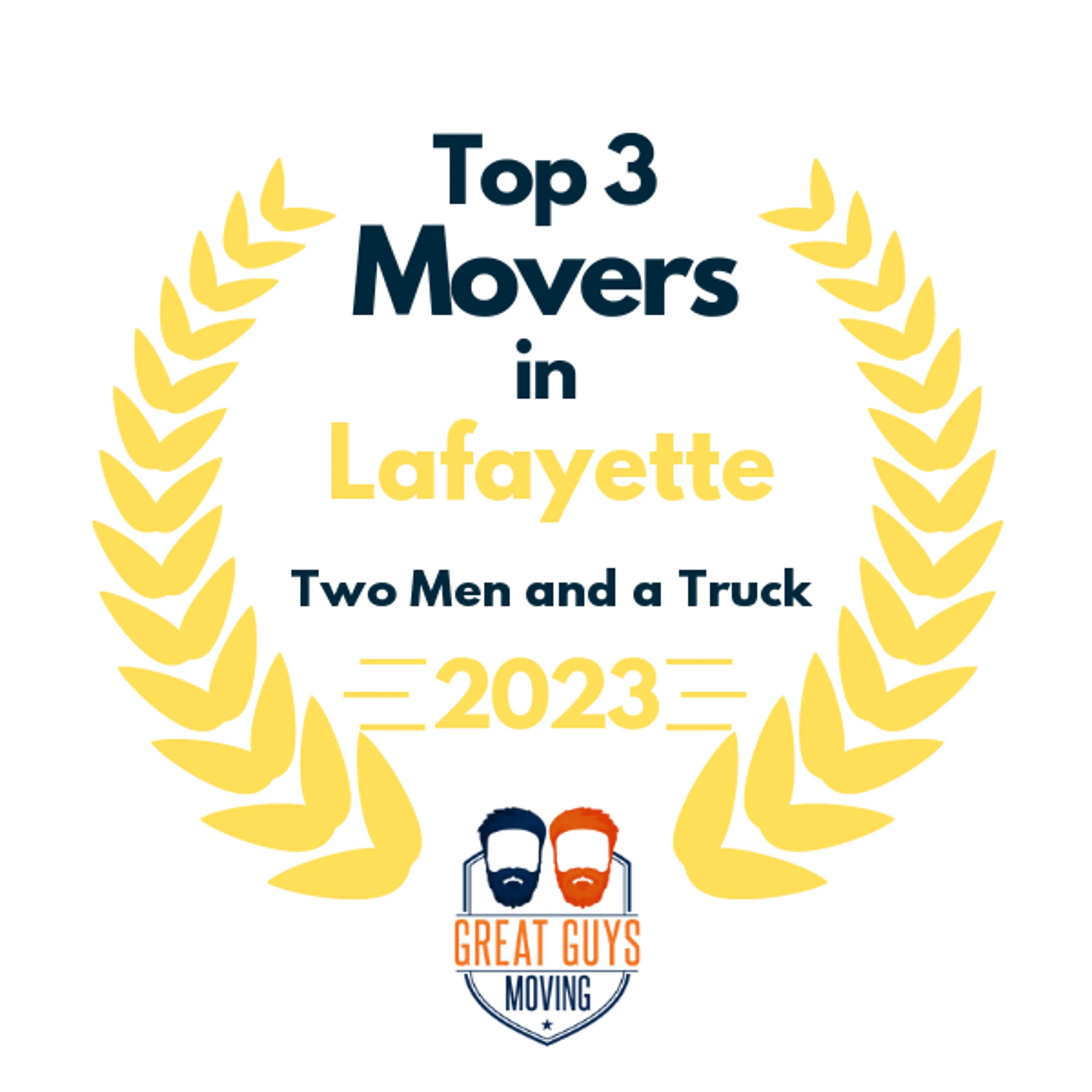 Top 3 Movers in Lafayette, IN 2023 award