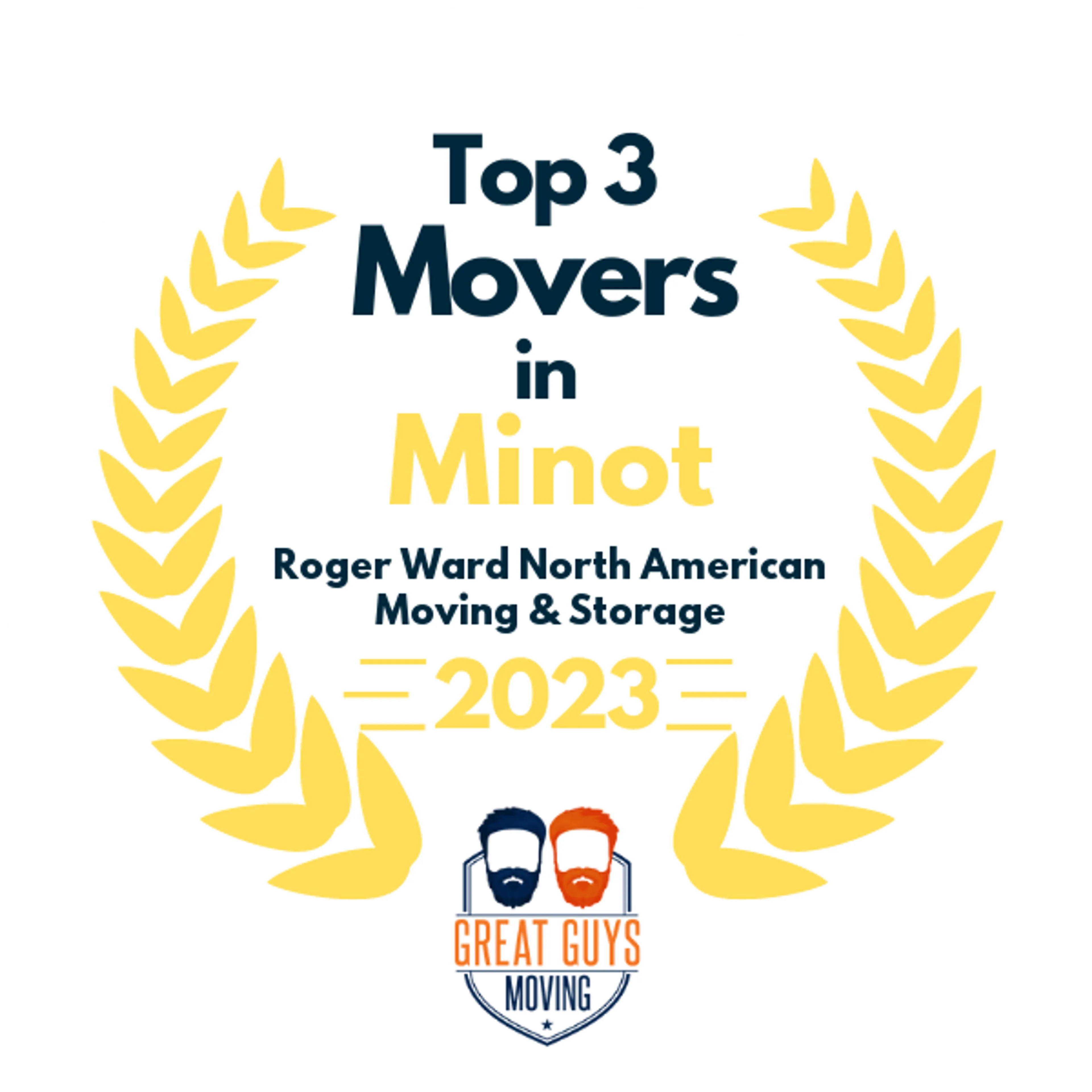 Top 3 Movers in Bismarck, ND 2023 award