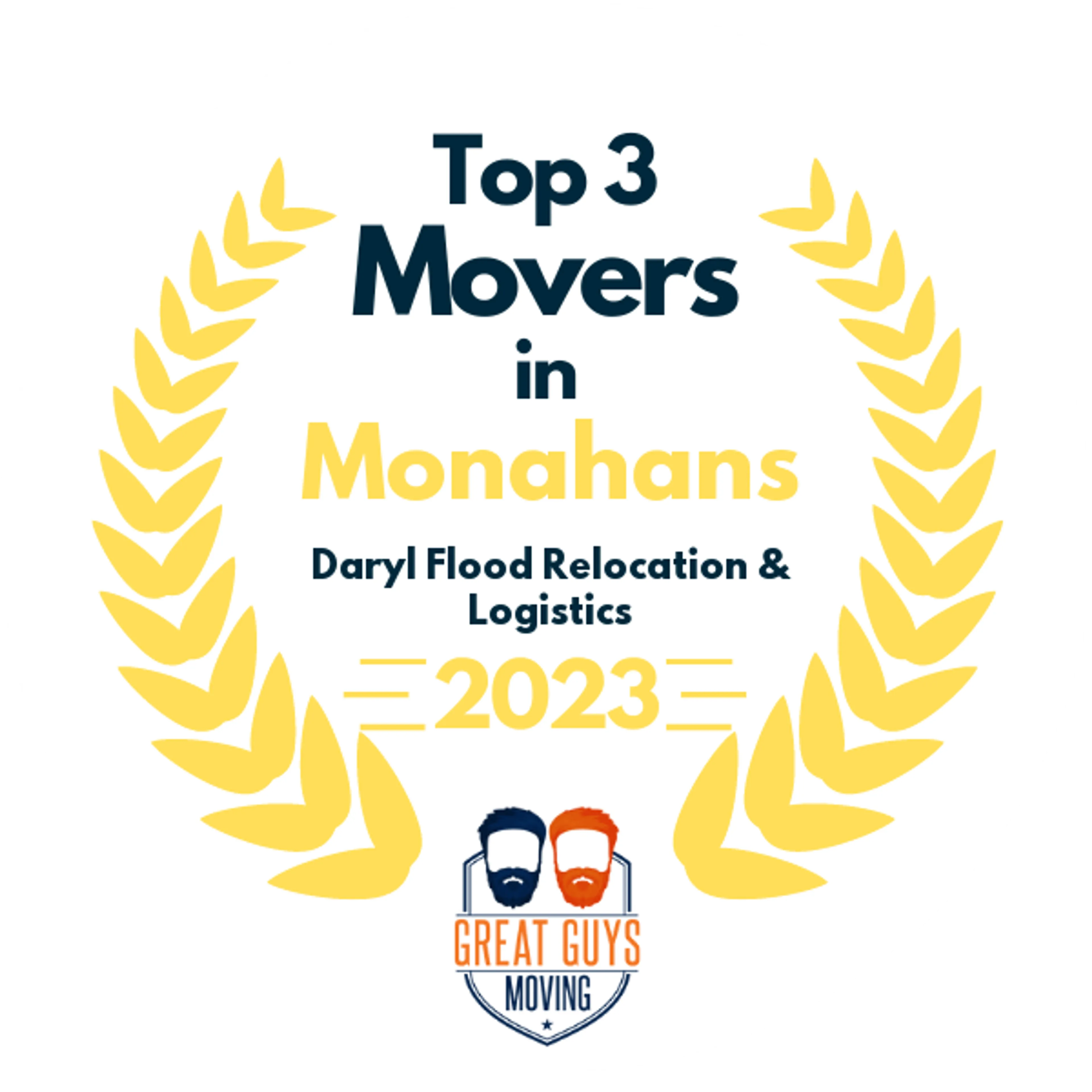 Top 3 Movers in Irving, TX 2023 award