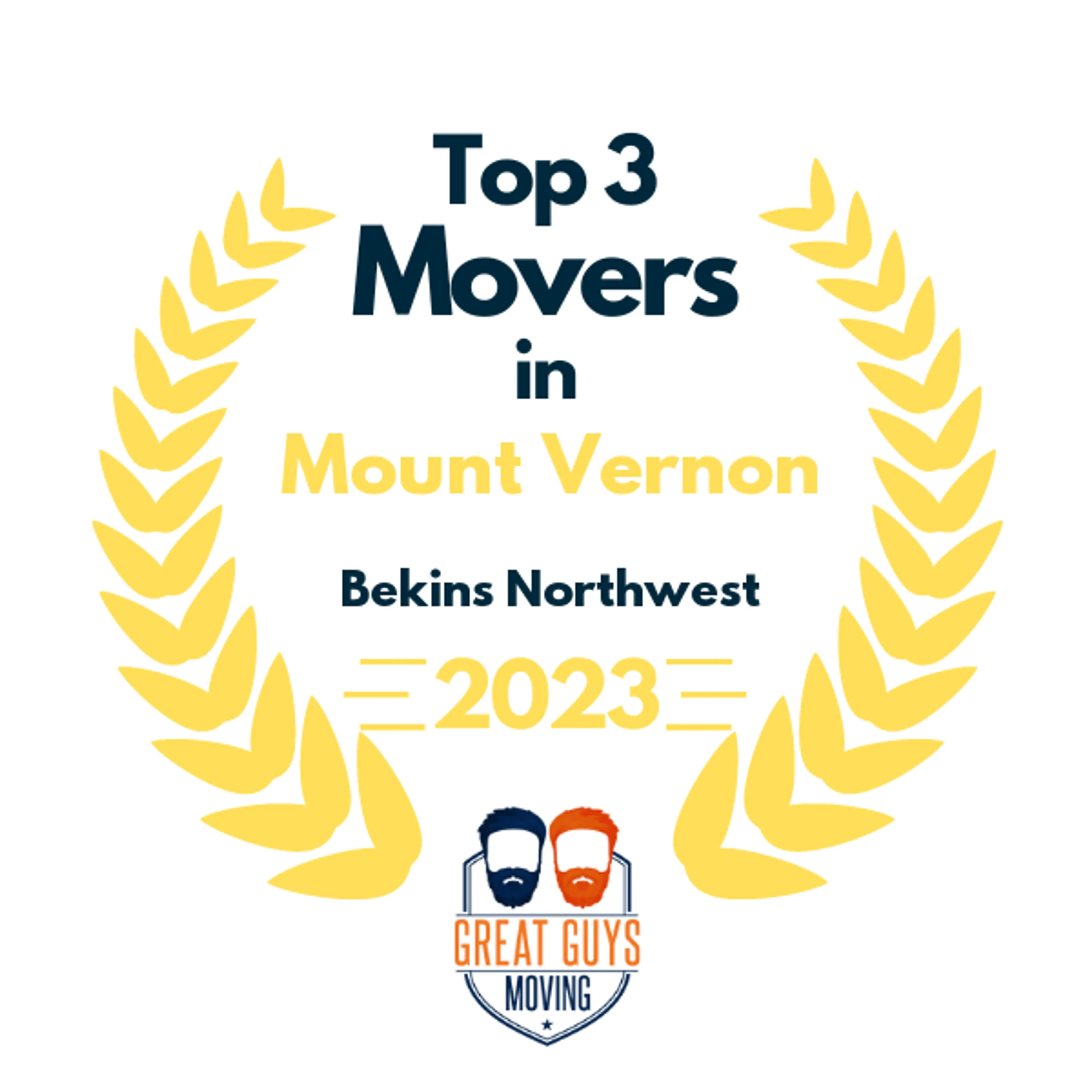 Top 3 Movers in Seattle, WA 2023 award