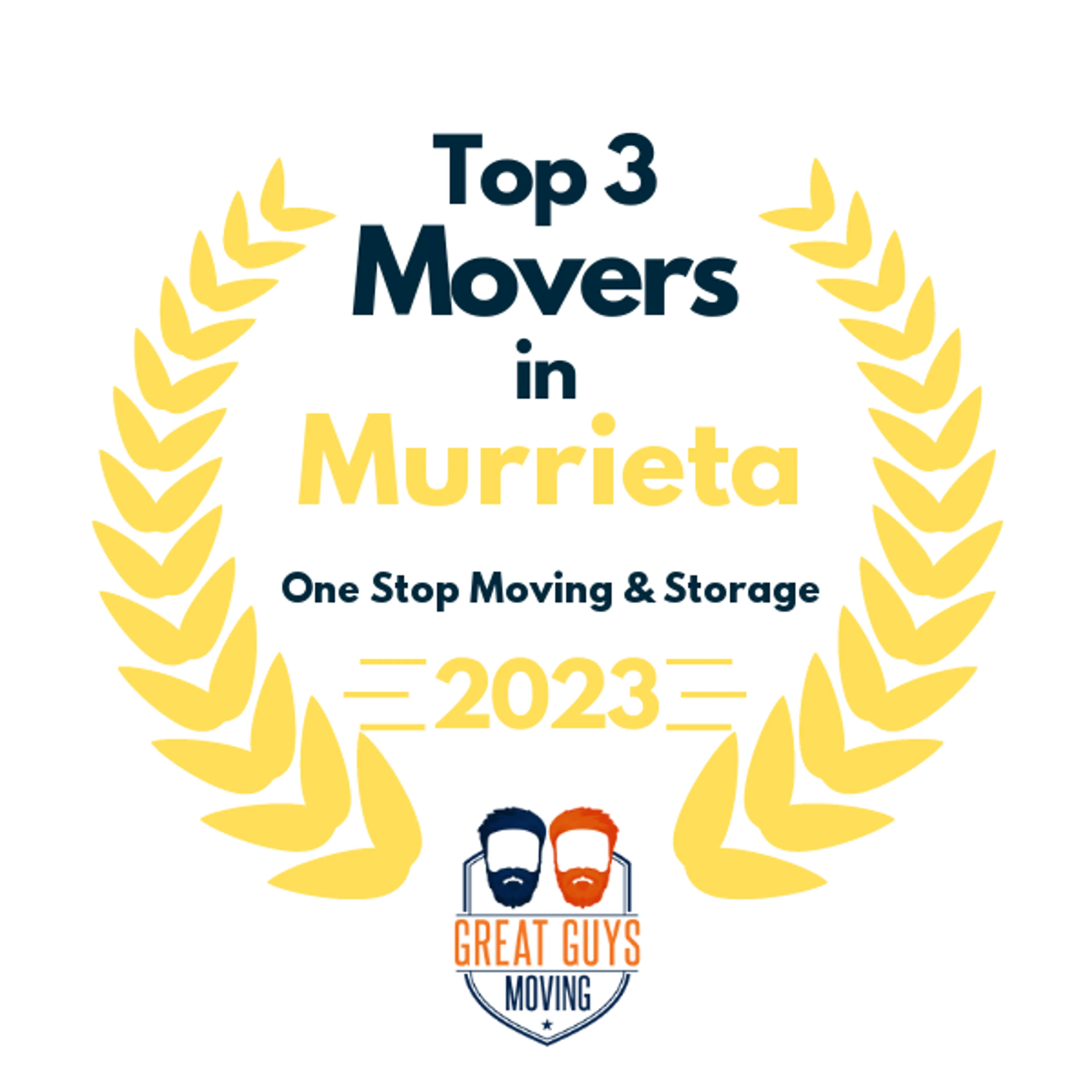 Top 3 Movers in San Diego, CA 2023 award