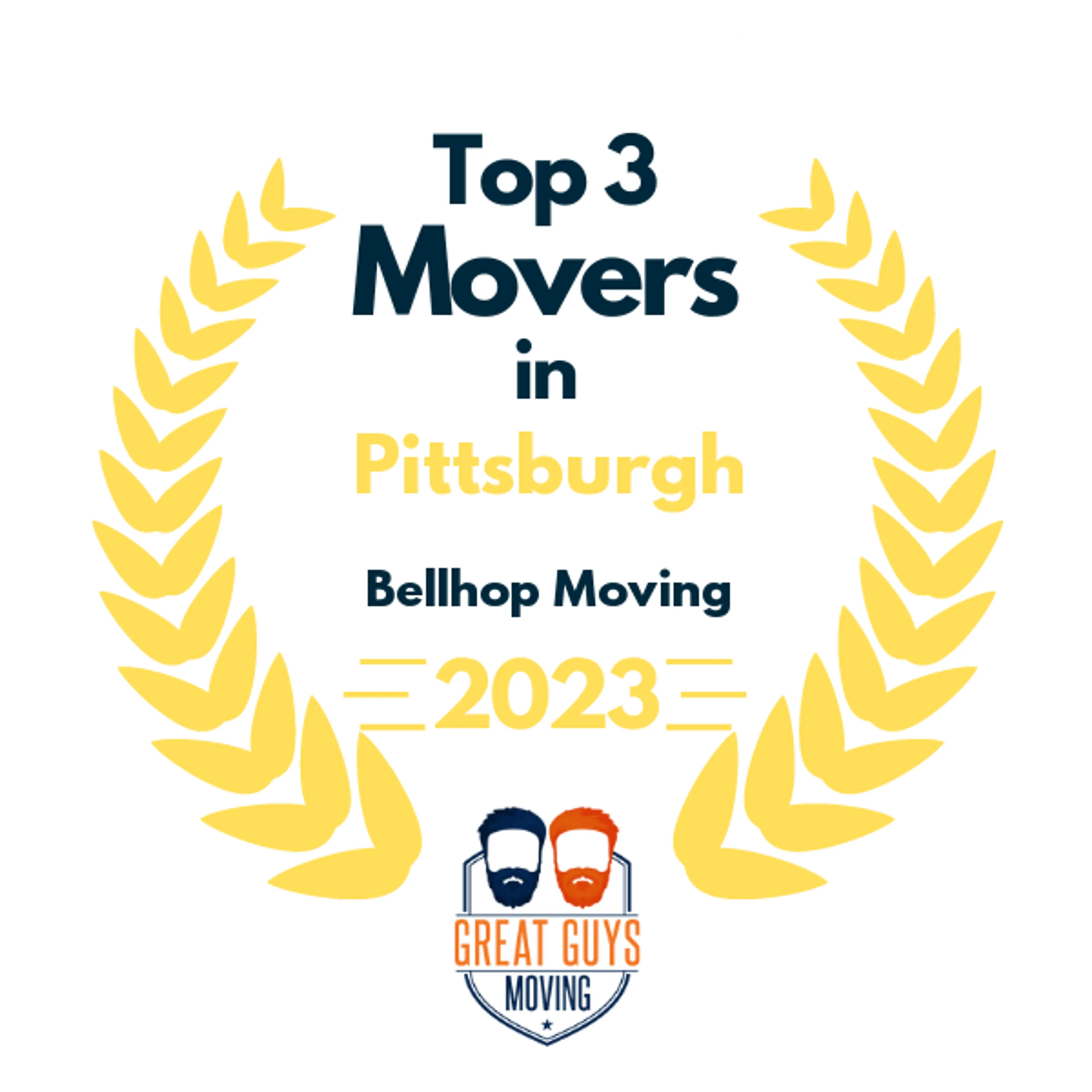 Top 3 Movers in Pittsburgh, PA 2023 award