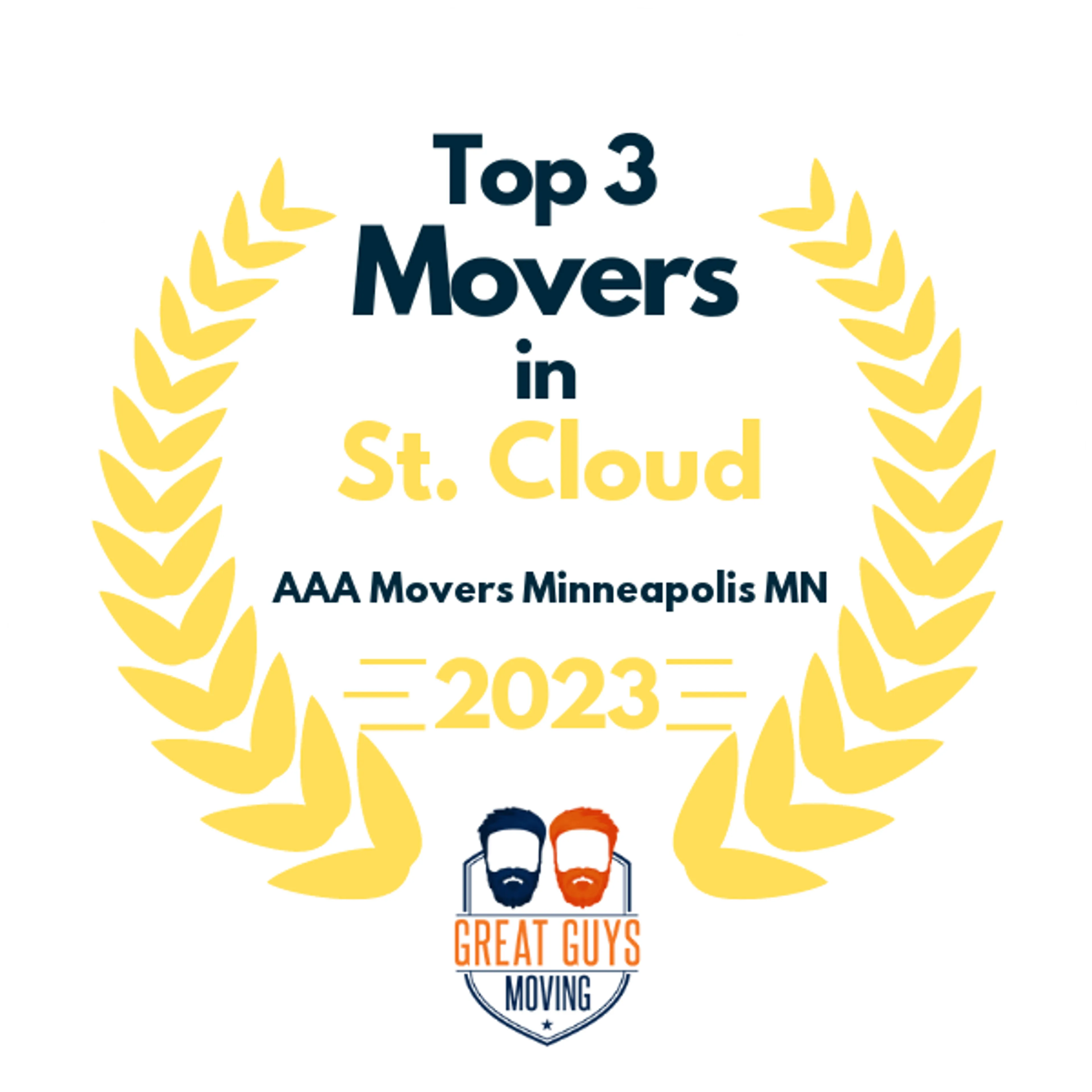 Top 3 Movers in St. Cloud, MN 2023 award