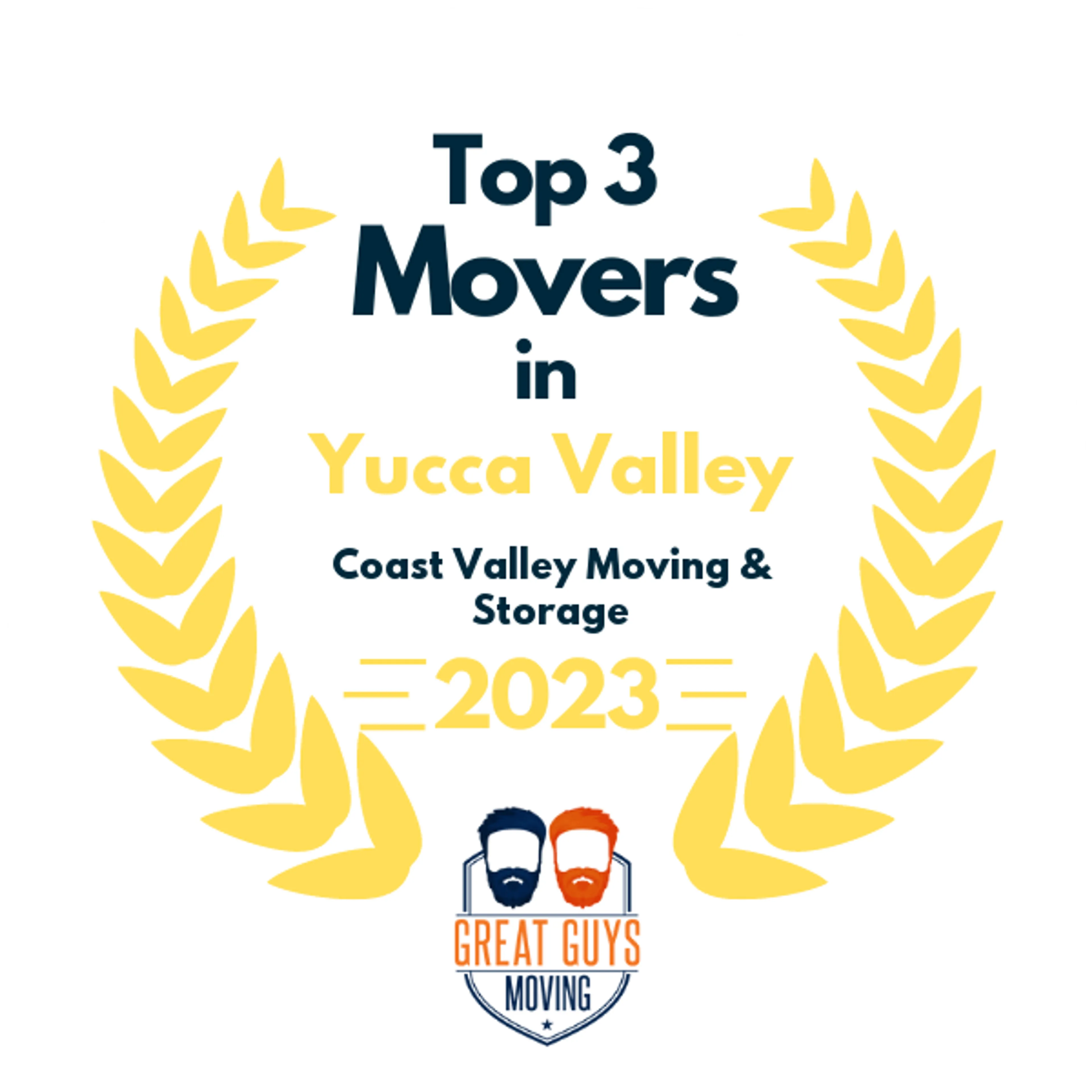 Top 3 Movers in Ontario, CA 2023 award