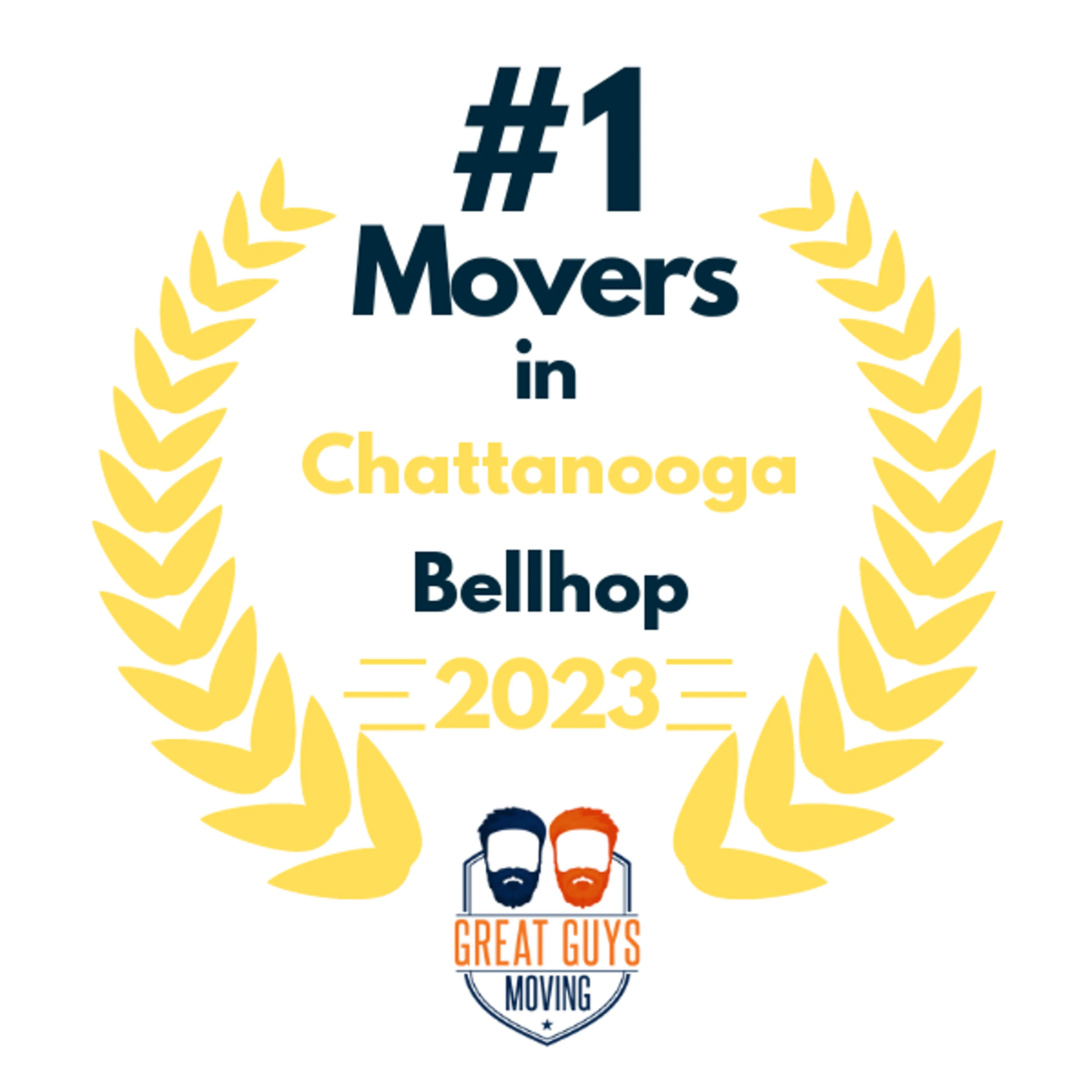 #1 Ranked Movers in Chattanooga, TN 2023 award