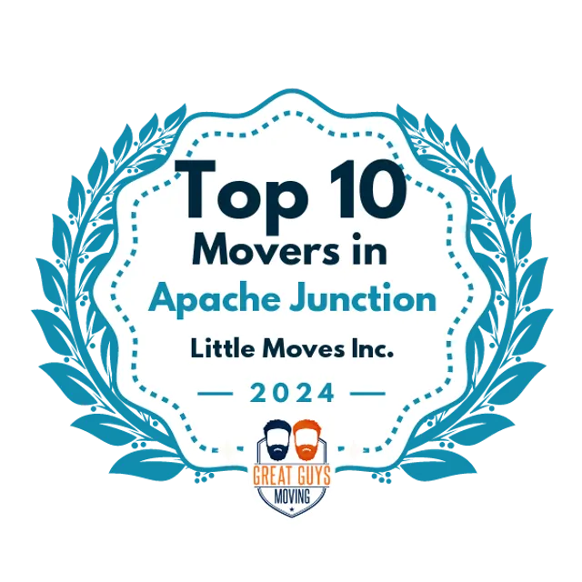 Top 10 Movers in Scottsdale, AZ 2024 award