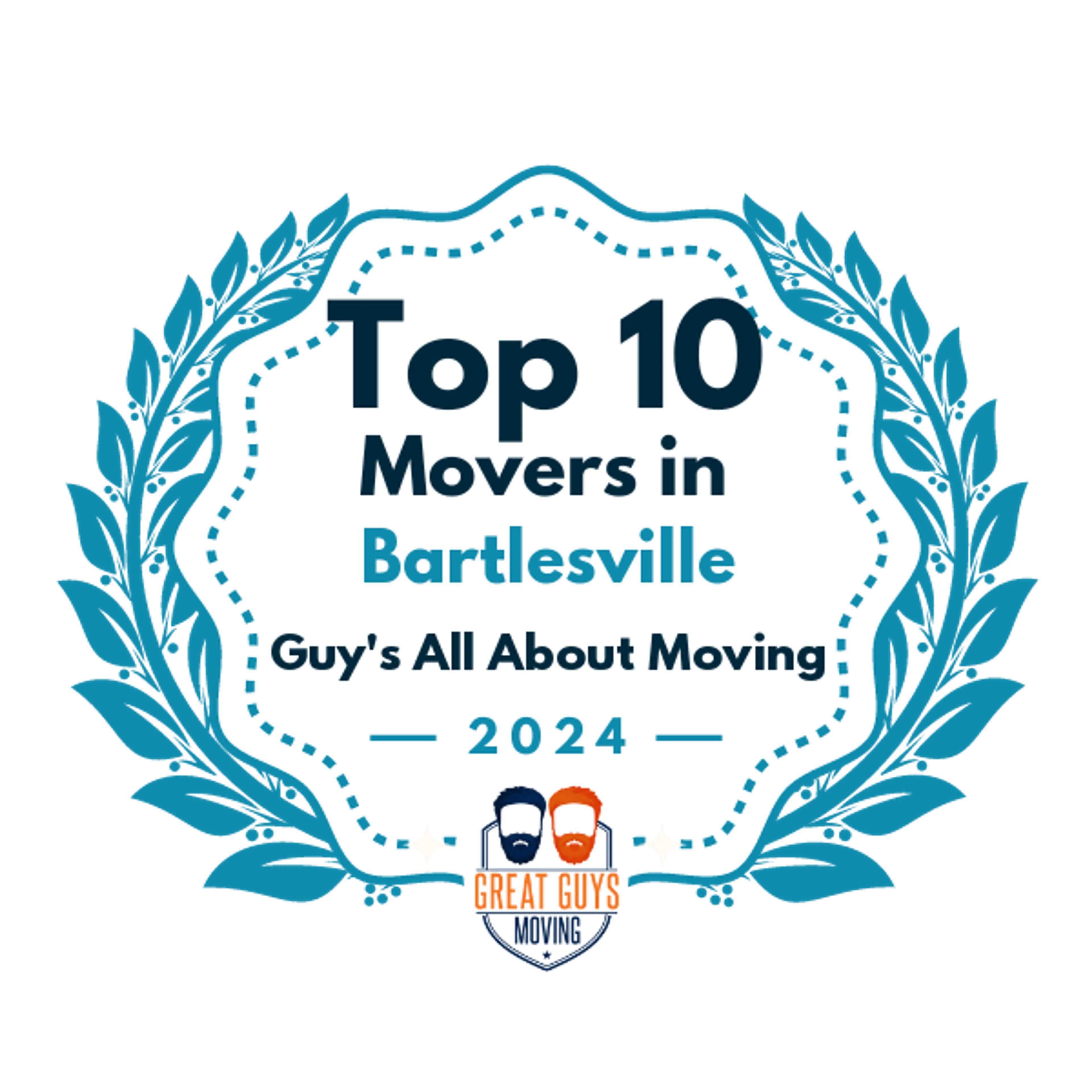 Top 10 Movers in Bartlesville, OK 2024 award