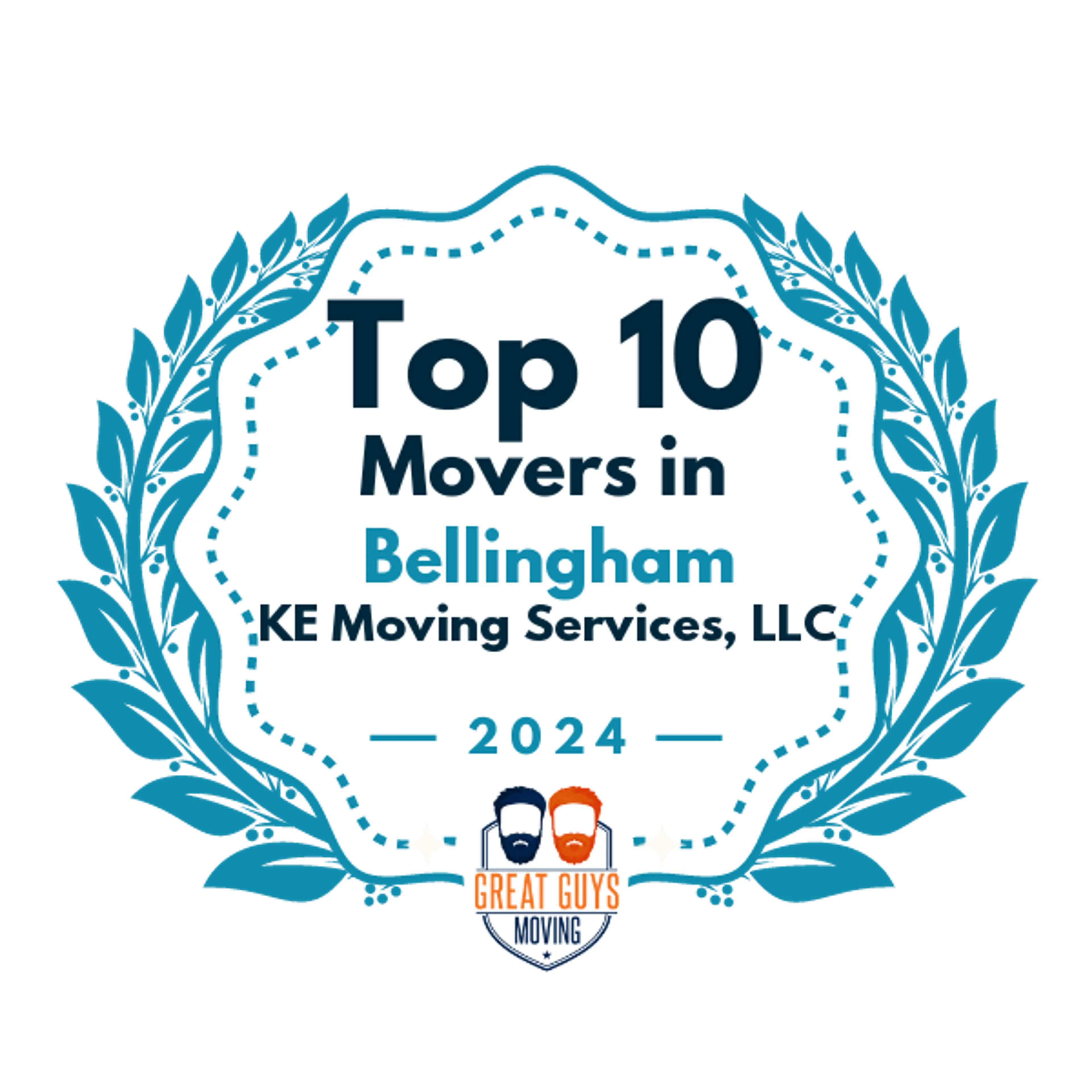Top 10 Movers in Bellingham, WA 2024 award