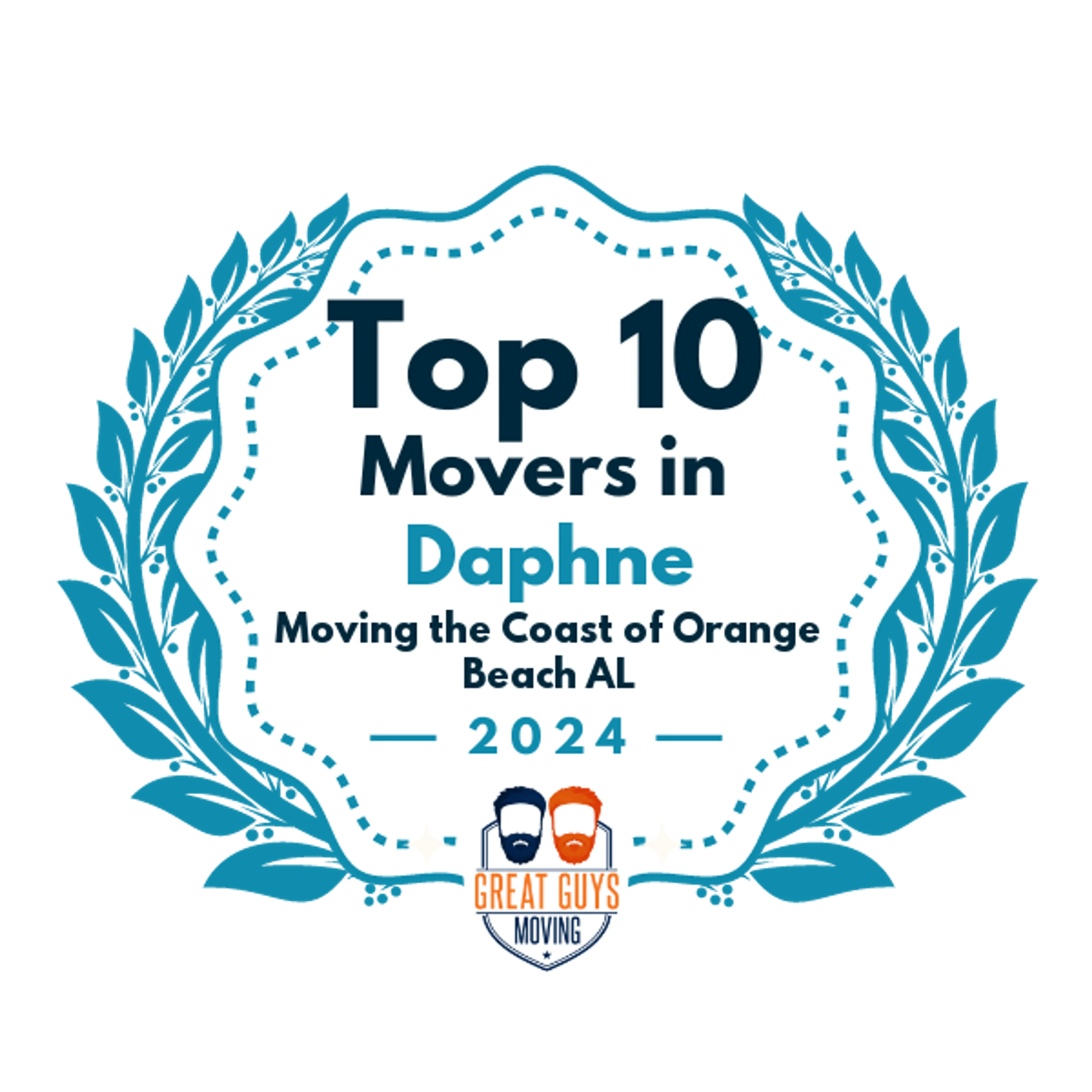 Top 10 Movers in Daphne, AL 2024 award