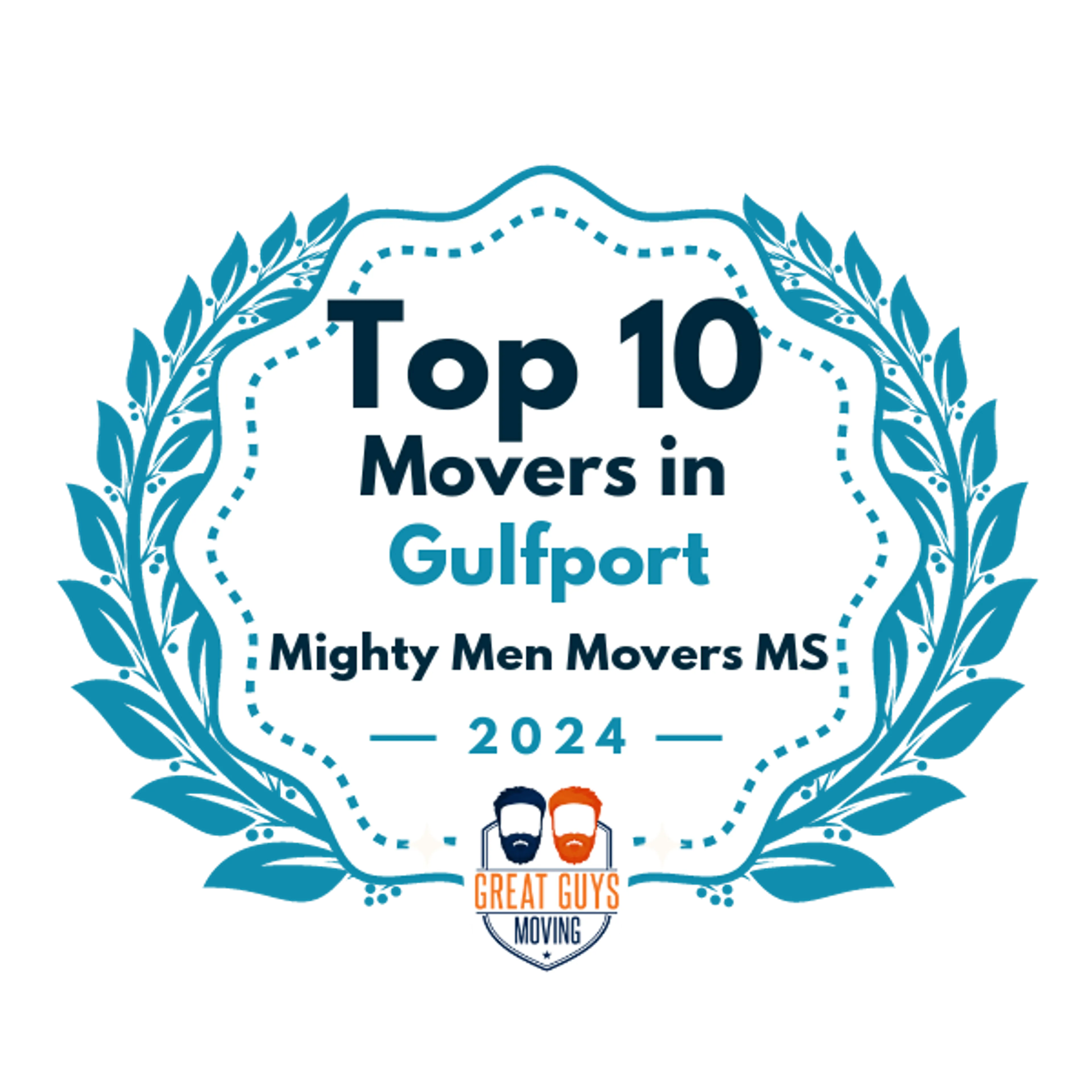 Top 10 Movers in Gulfport, MS 2024 award