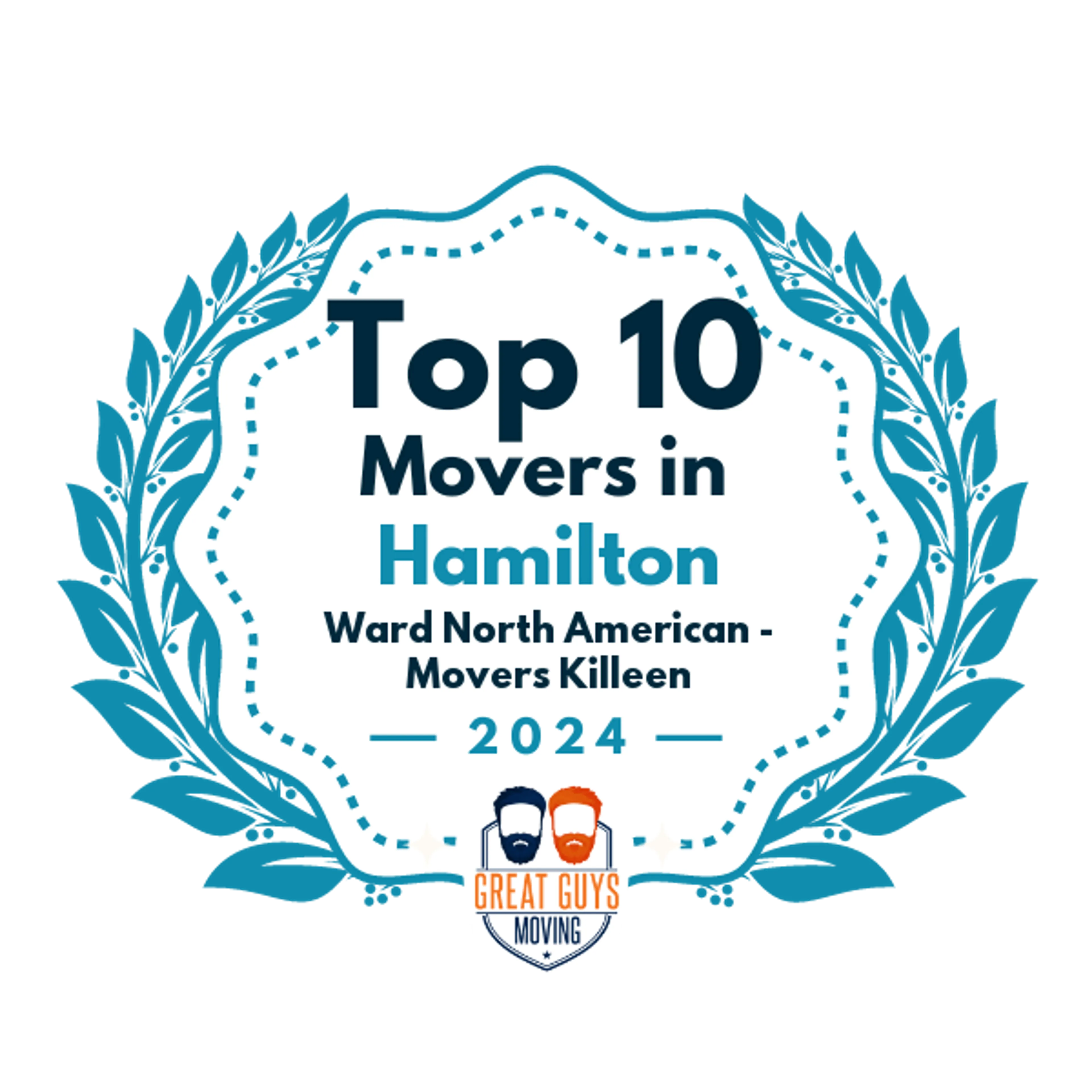Top 10 Movers in Killeen, TX 2024 award