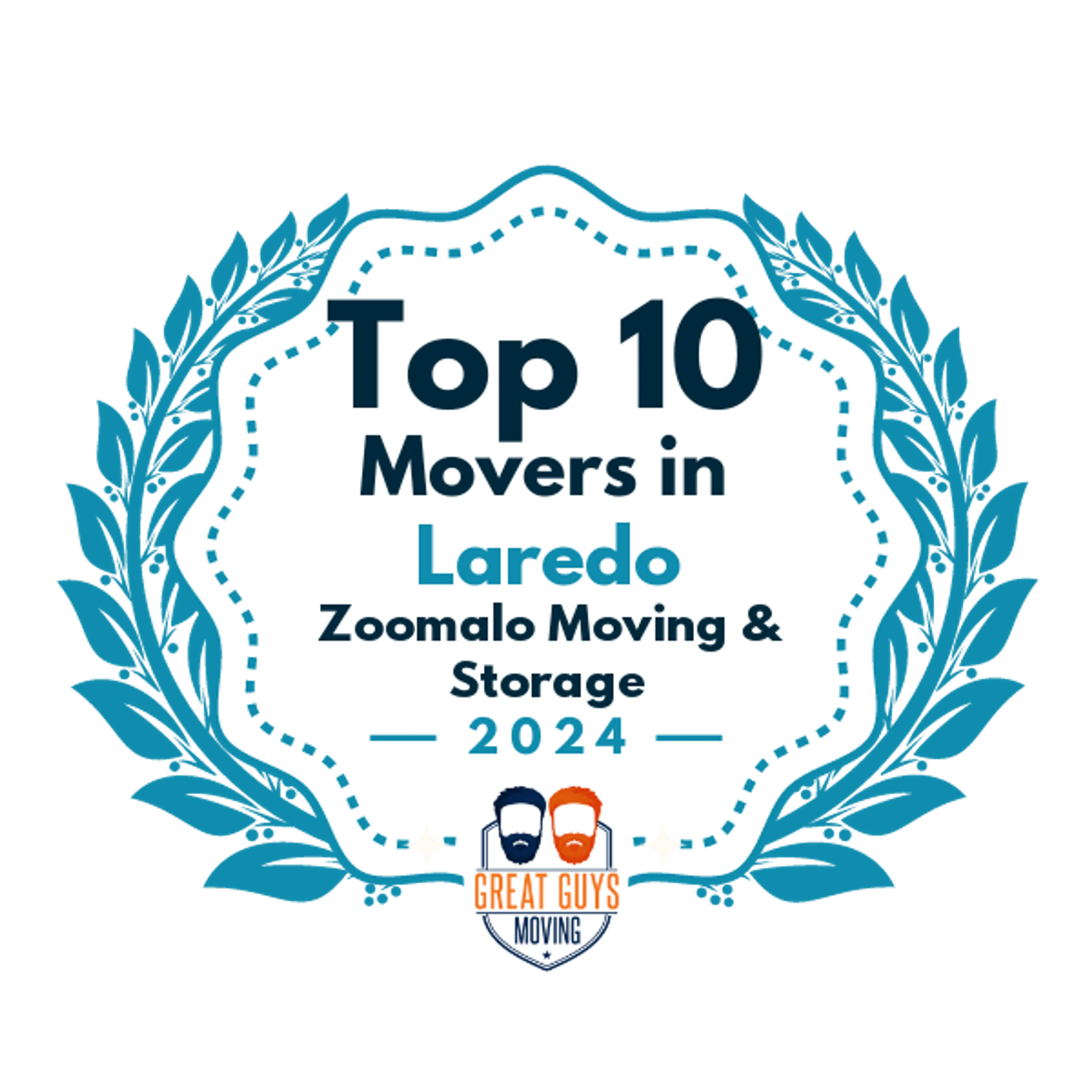 Top 10 Movers in Laredo, TX 2024 award