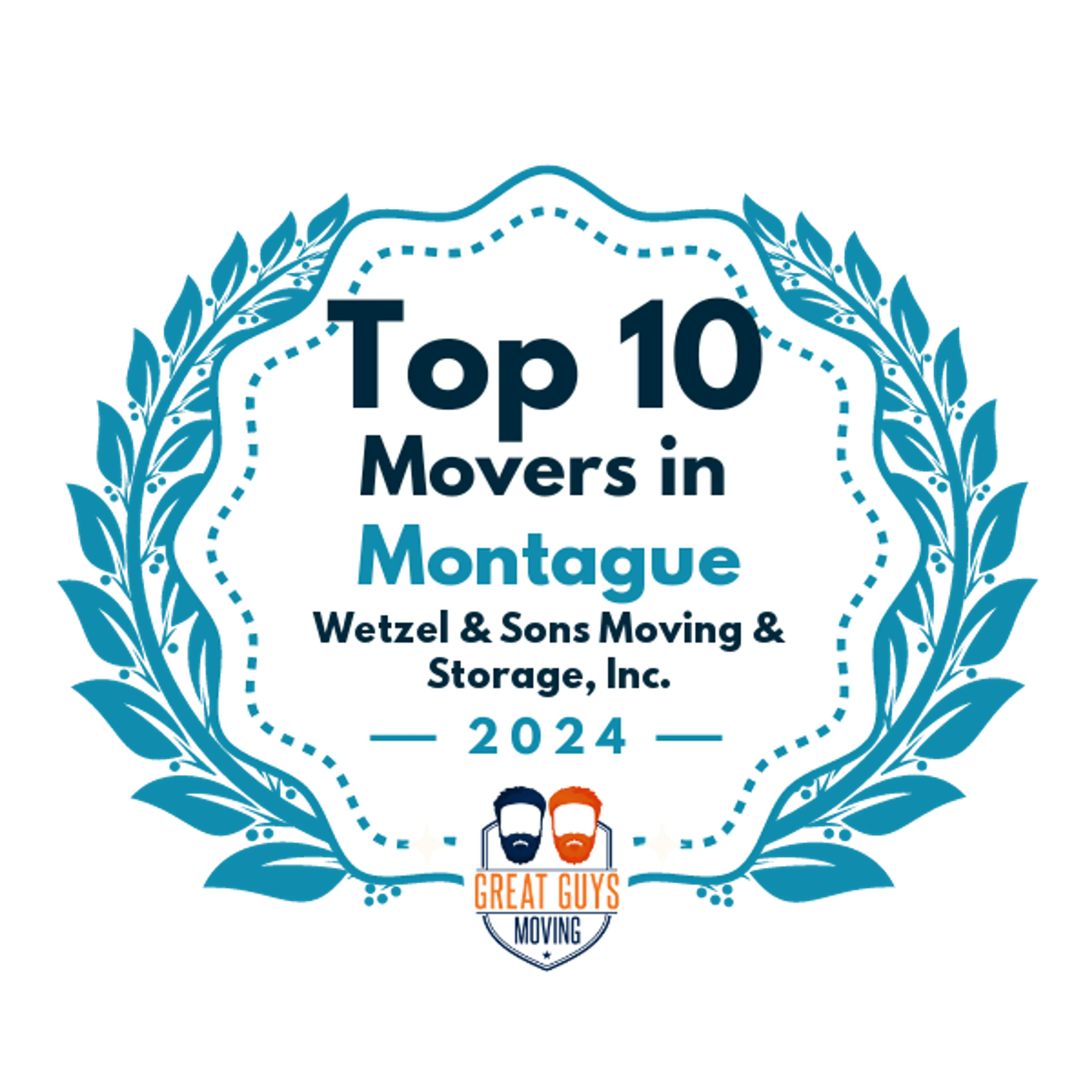 Top 10 Movers in Pasadena, CA 2024 award