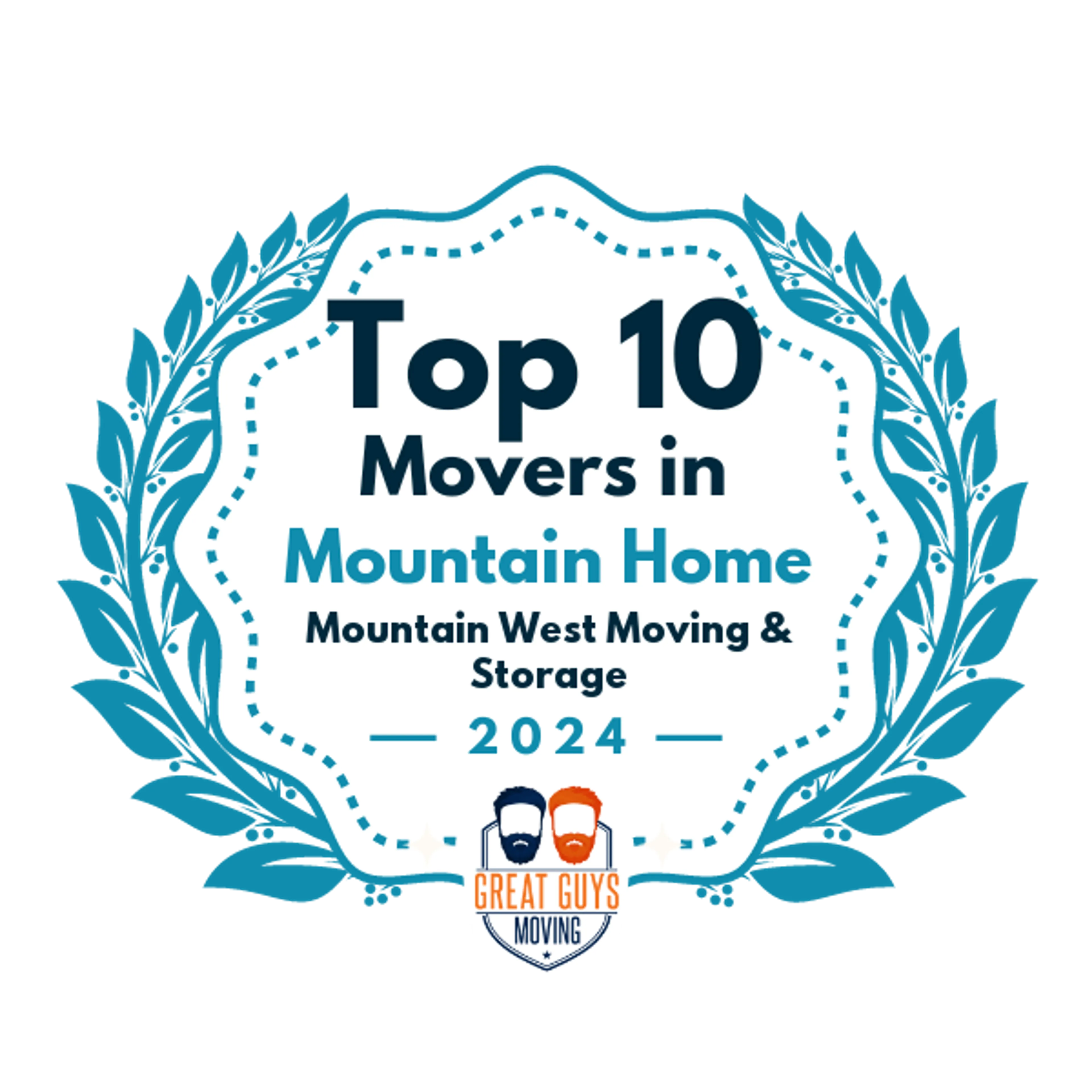 Top 10 Movers in West Linn, OR 2024 award