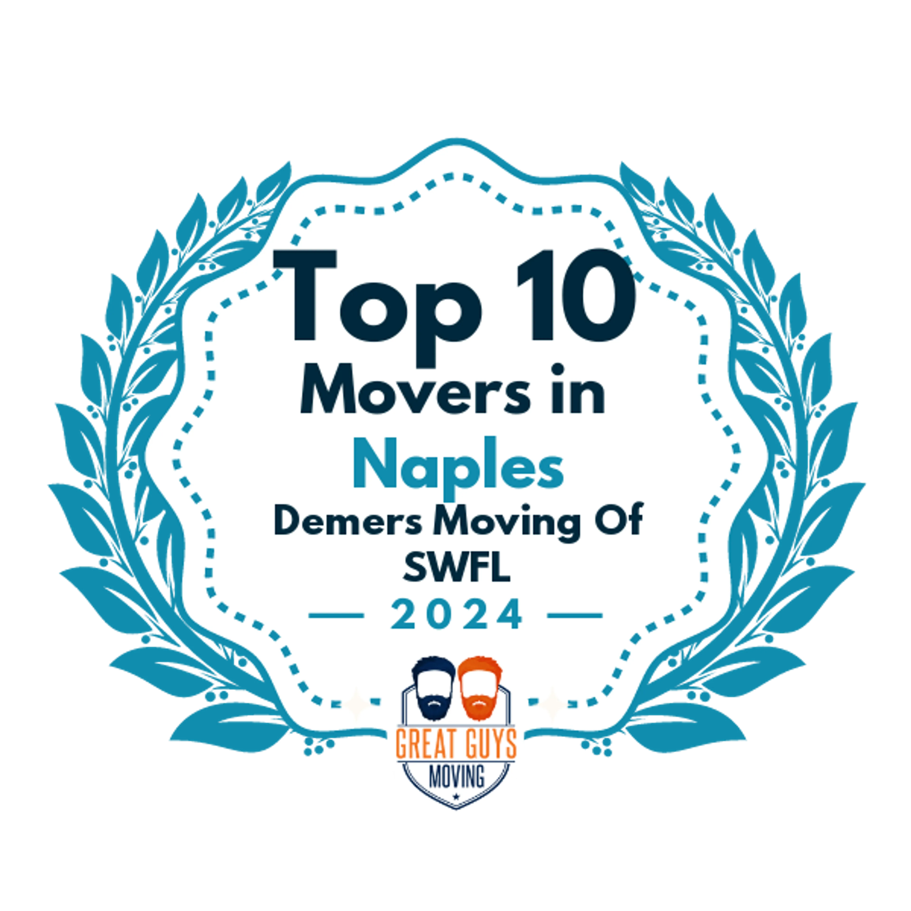 Top 10 Movers in Naples, FL 2024 award