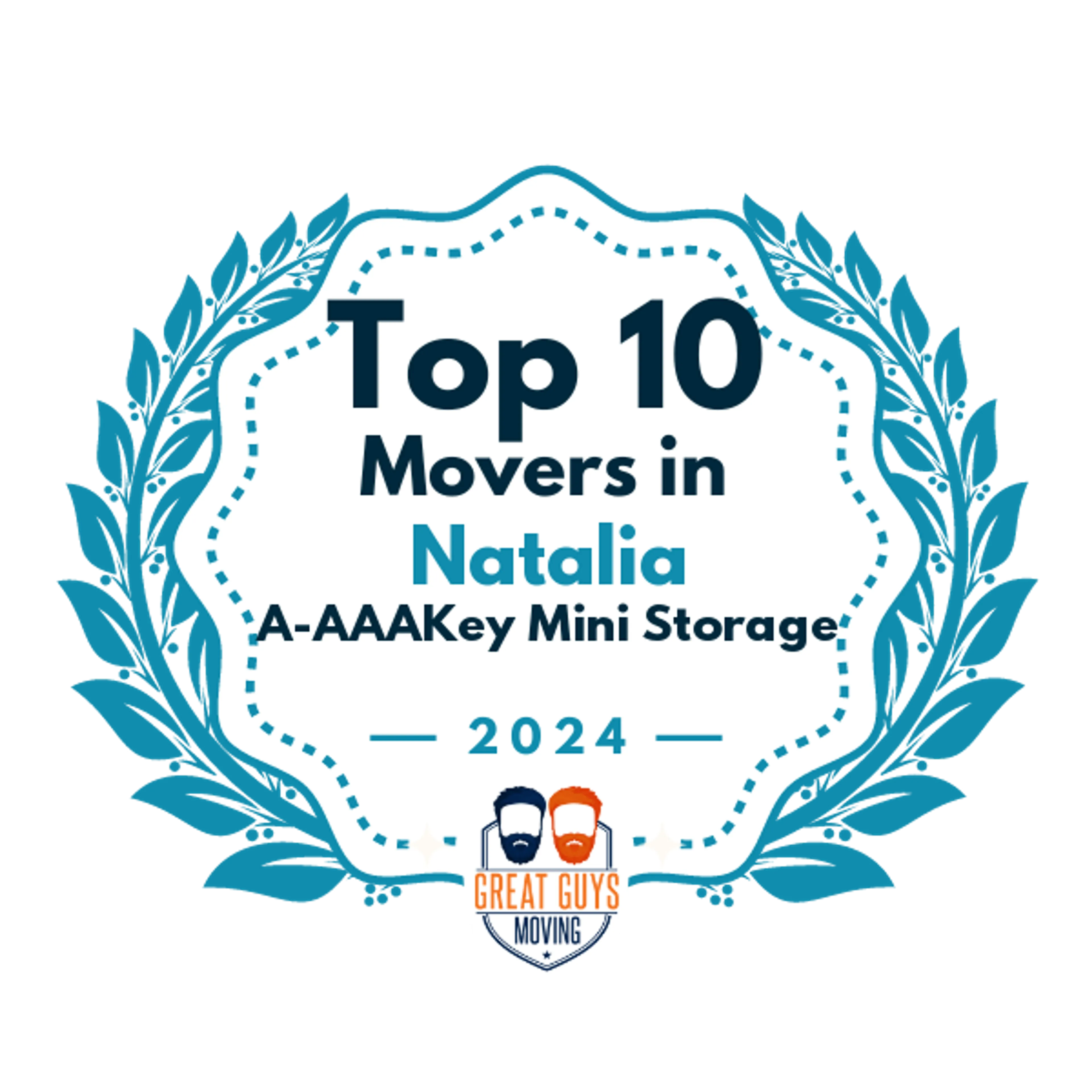 Top 10 Movers in San Antonio, TX 2024 award