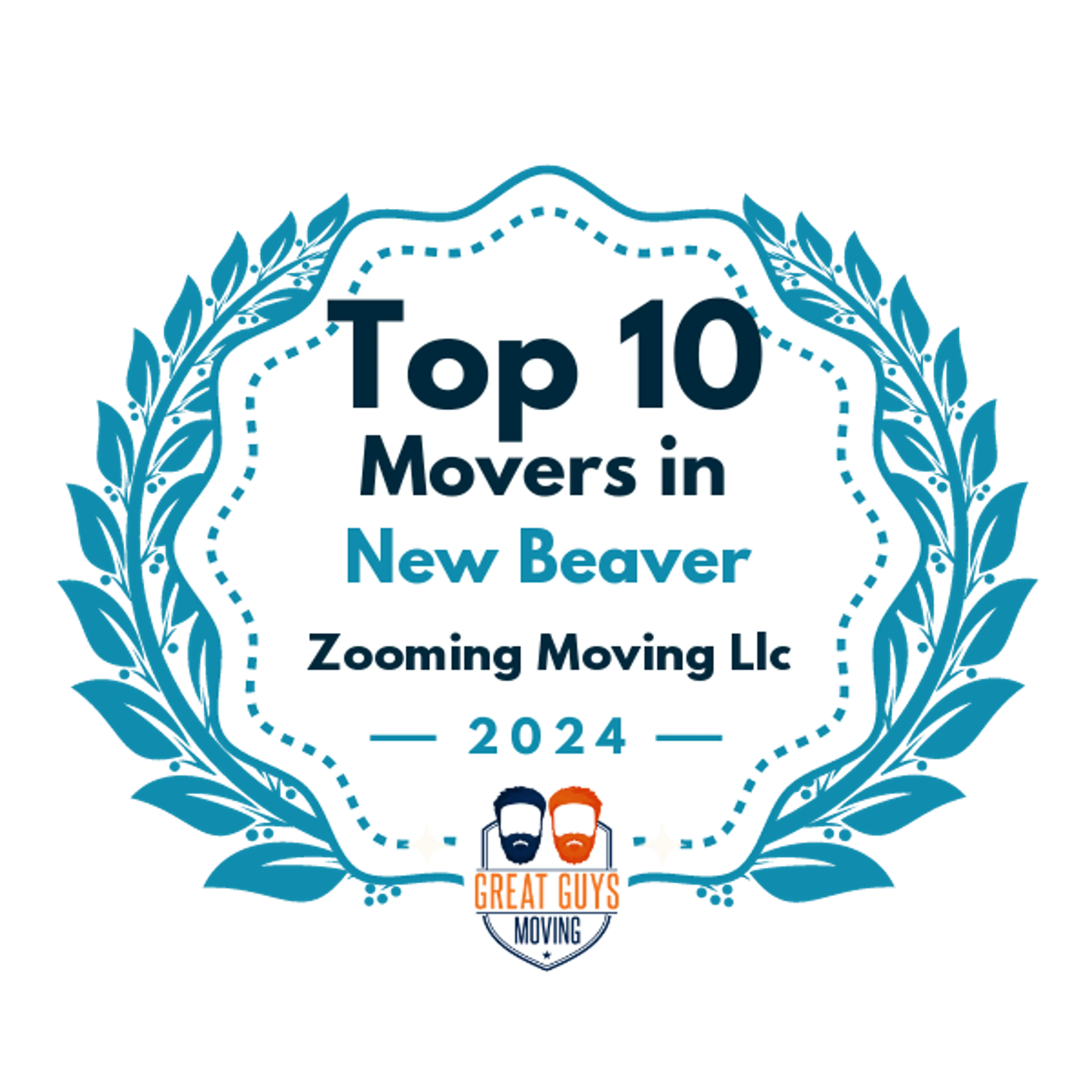 Top 10 Movers in New Waterford, OH 2024 award