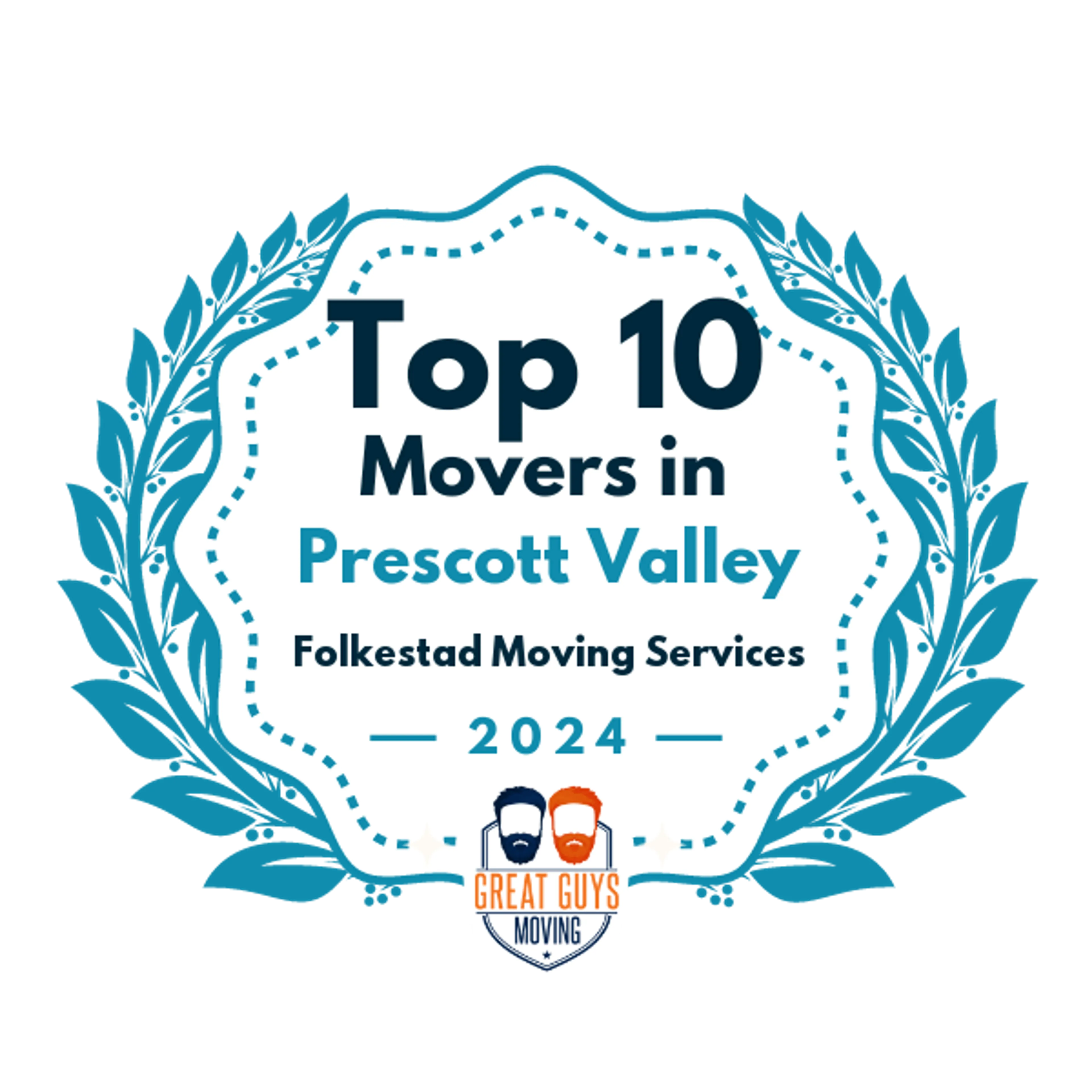 Top 10 Movers in Prescott Valley, AZ 2024 award