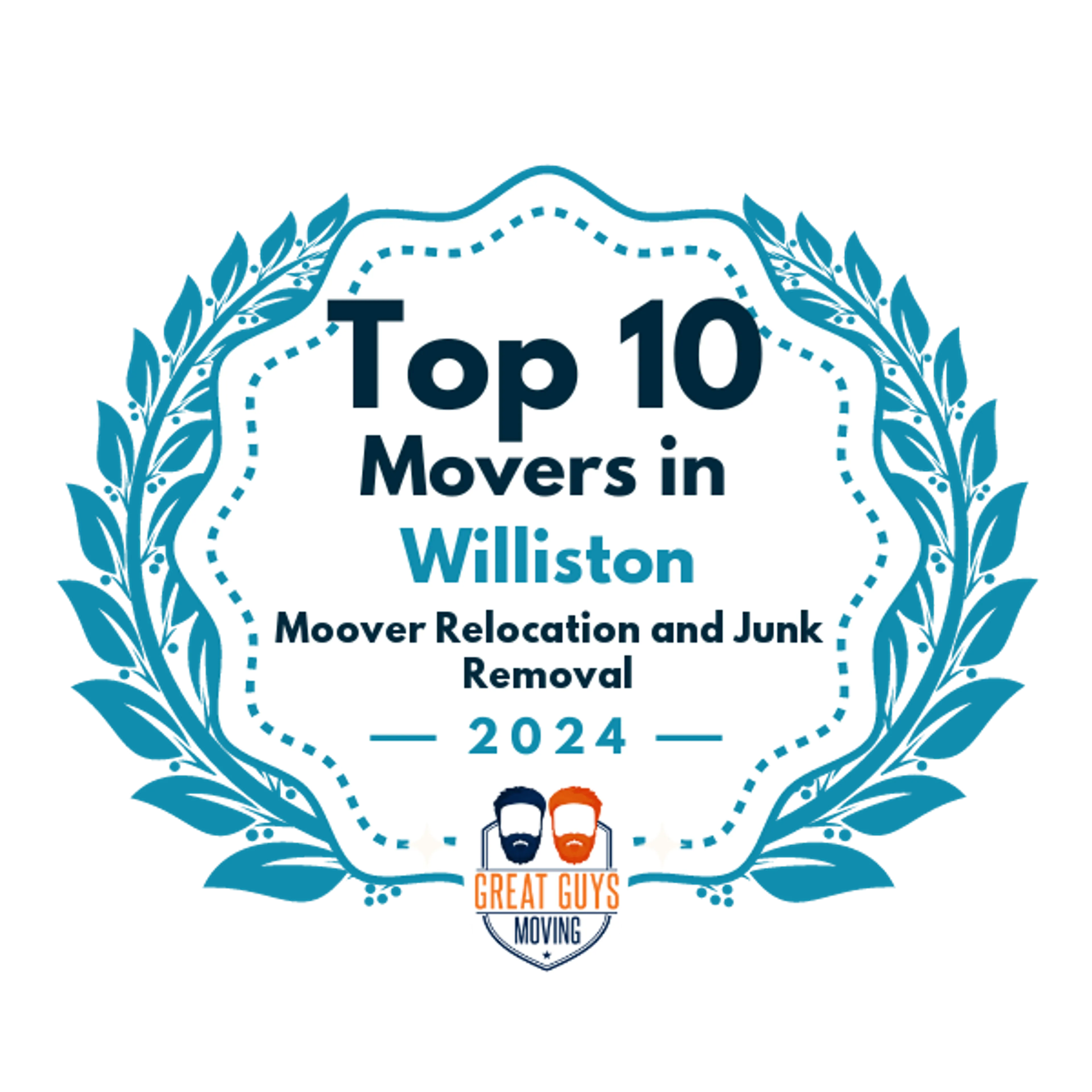 Top 10 Movers in West Columbia, SC 2024 award