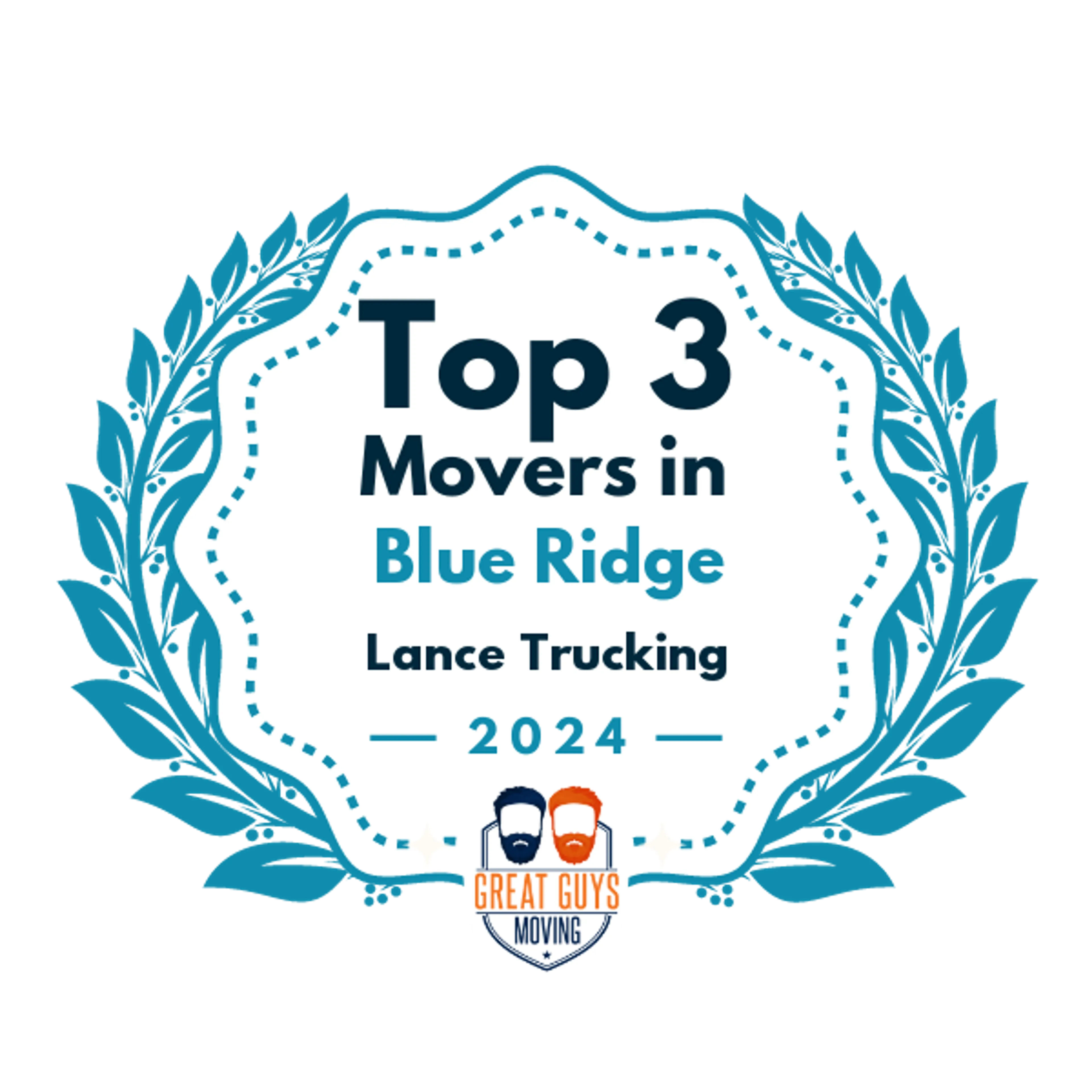 Top 3 Movers in Blue Ridge, GA 2024 award