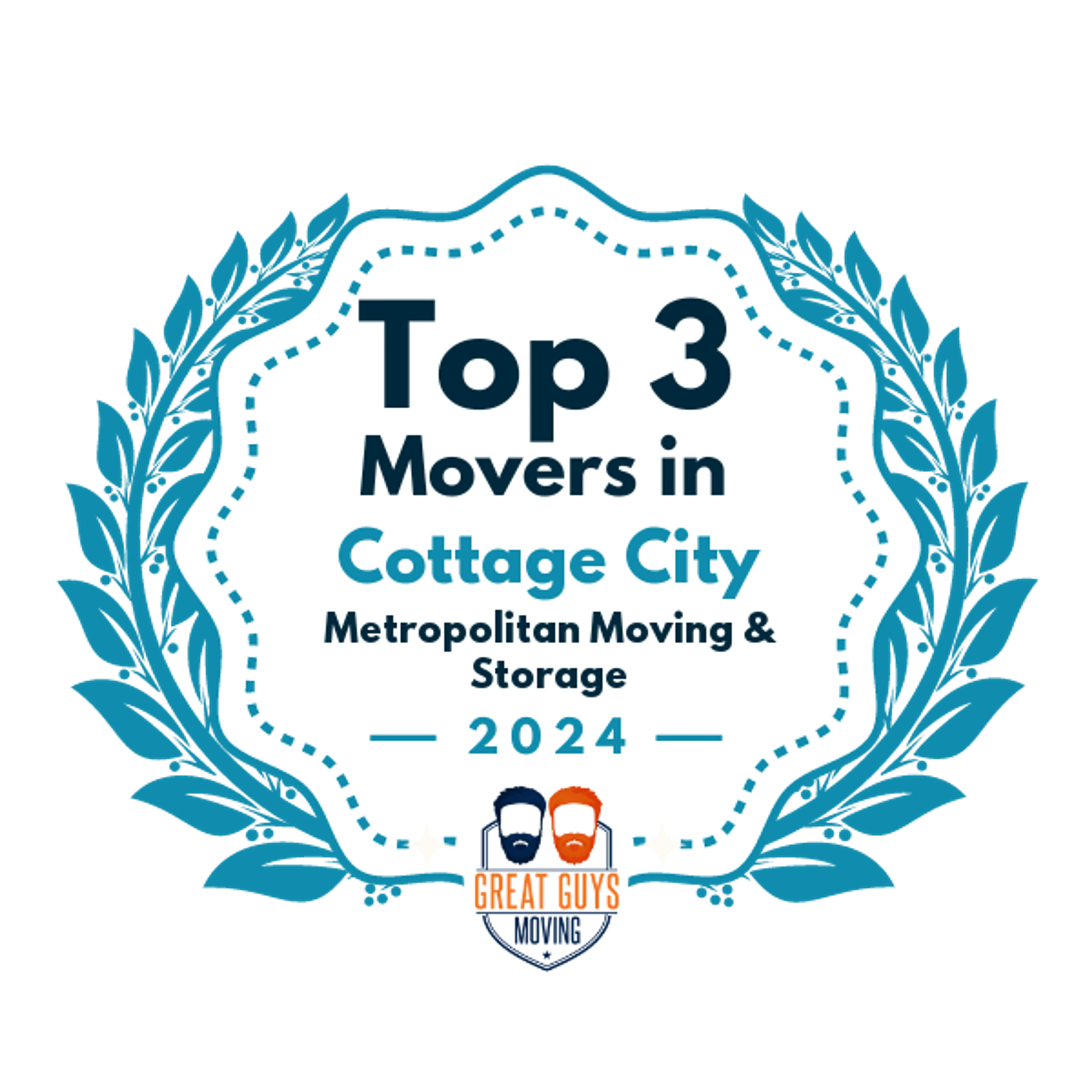 Top 3 Movers in Washington DC, DC 2024 award
